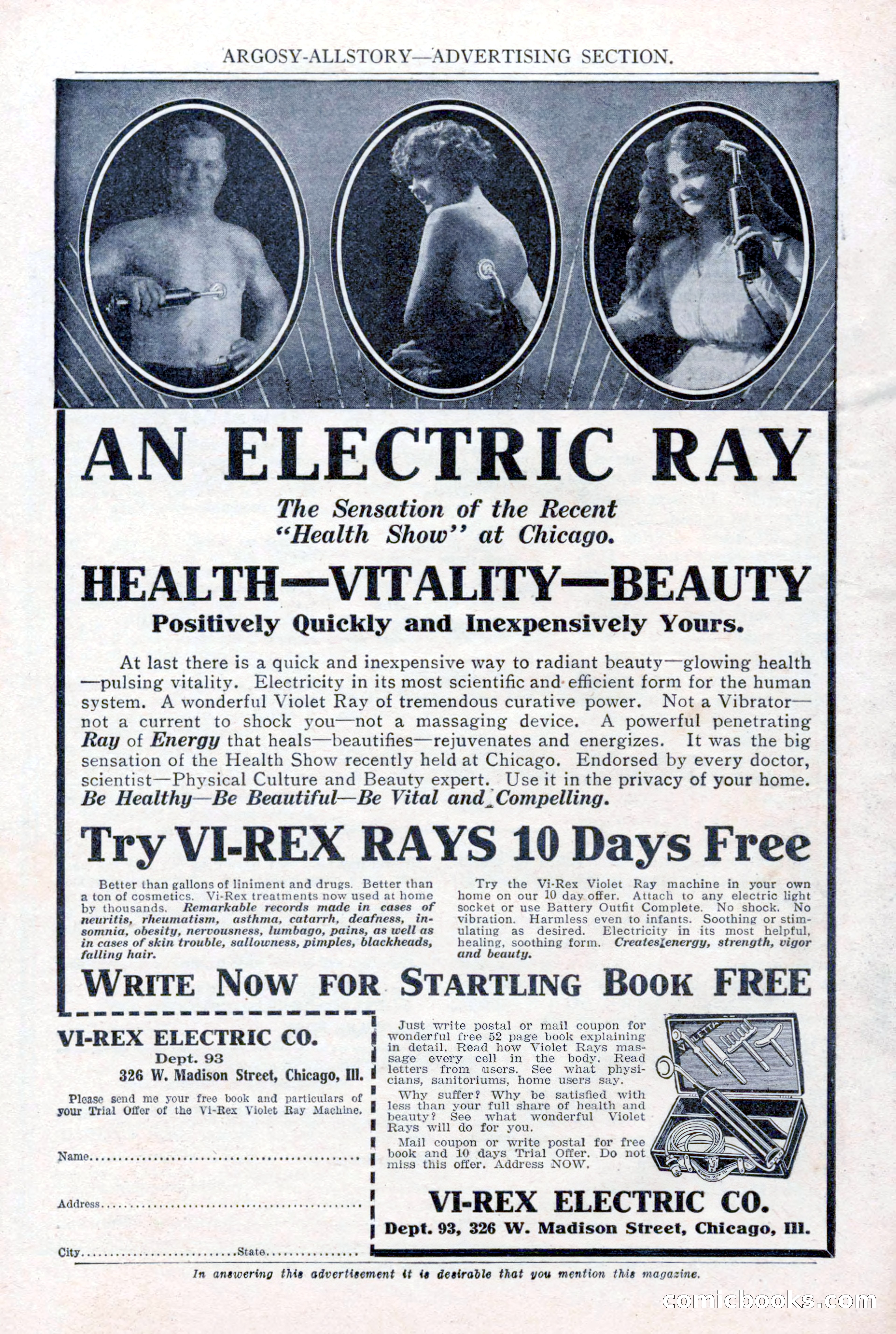 Argosy All-Story Weekly, January 15, 1921 — page 10 of 160