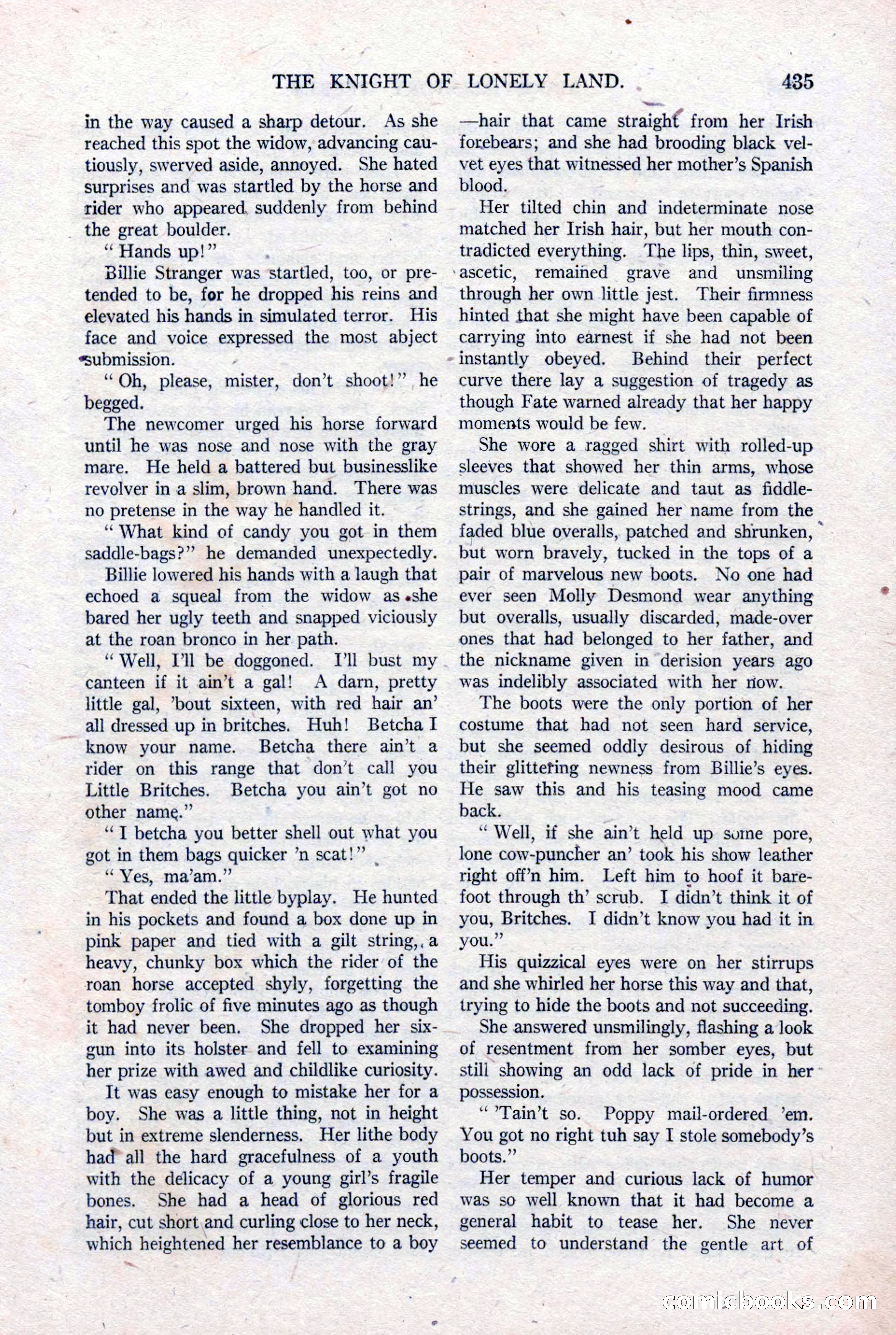 Argosy All-Story Weekly, January 15, 1921 — page 13 of 160