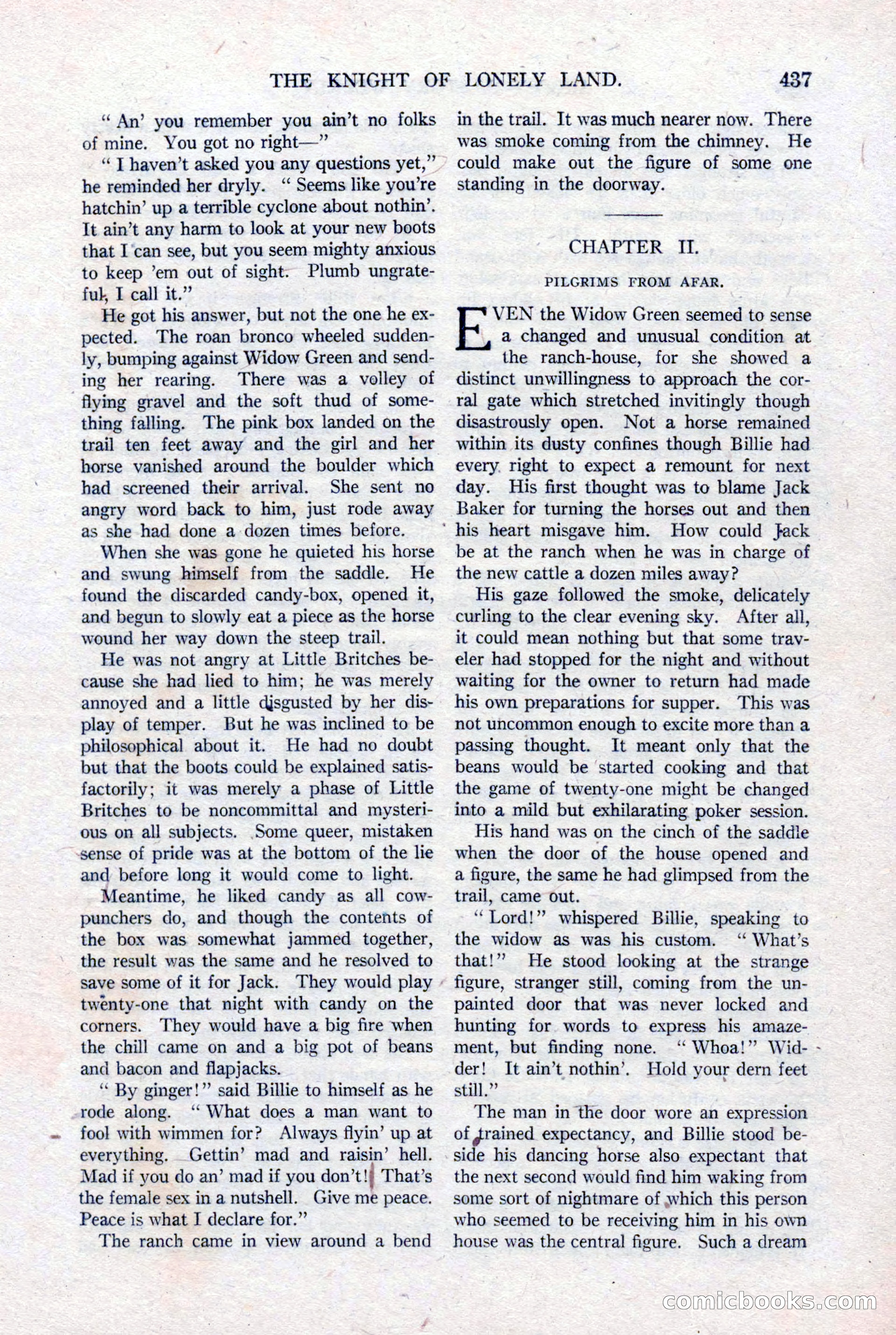Argosy All-Story Weekly, January 15, 1921 — page 15 of 160
