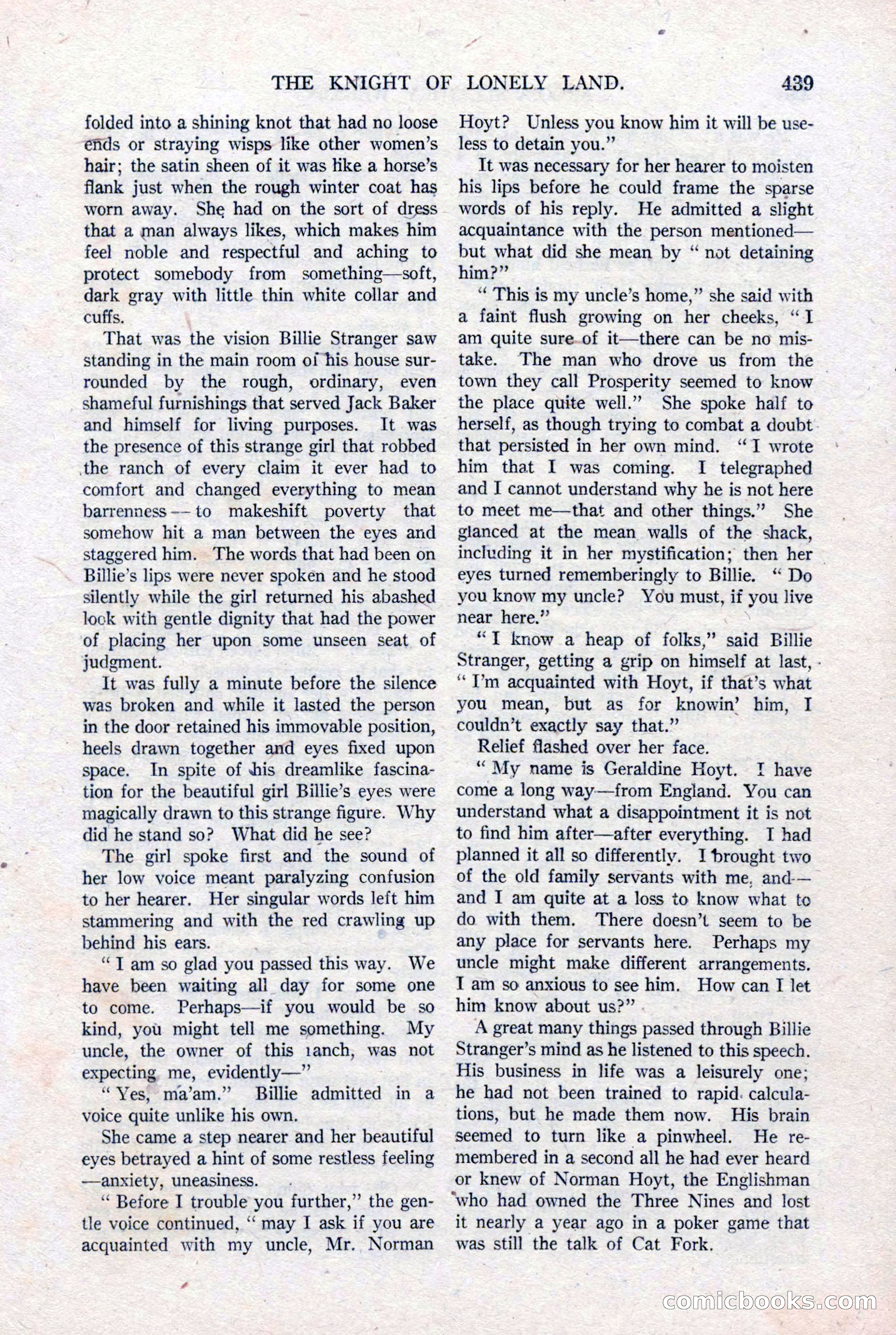 Argosy All-Story Weekly, January 15, 1921 — page 17 of 160