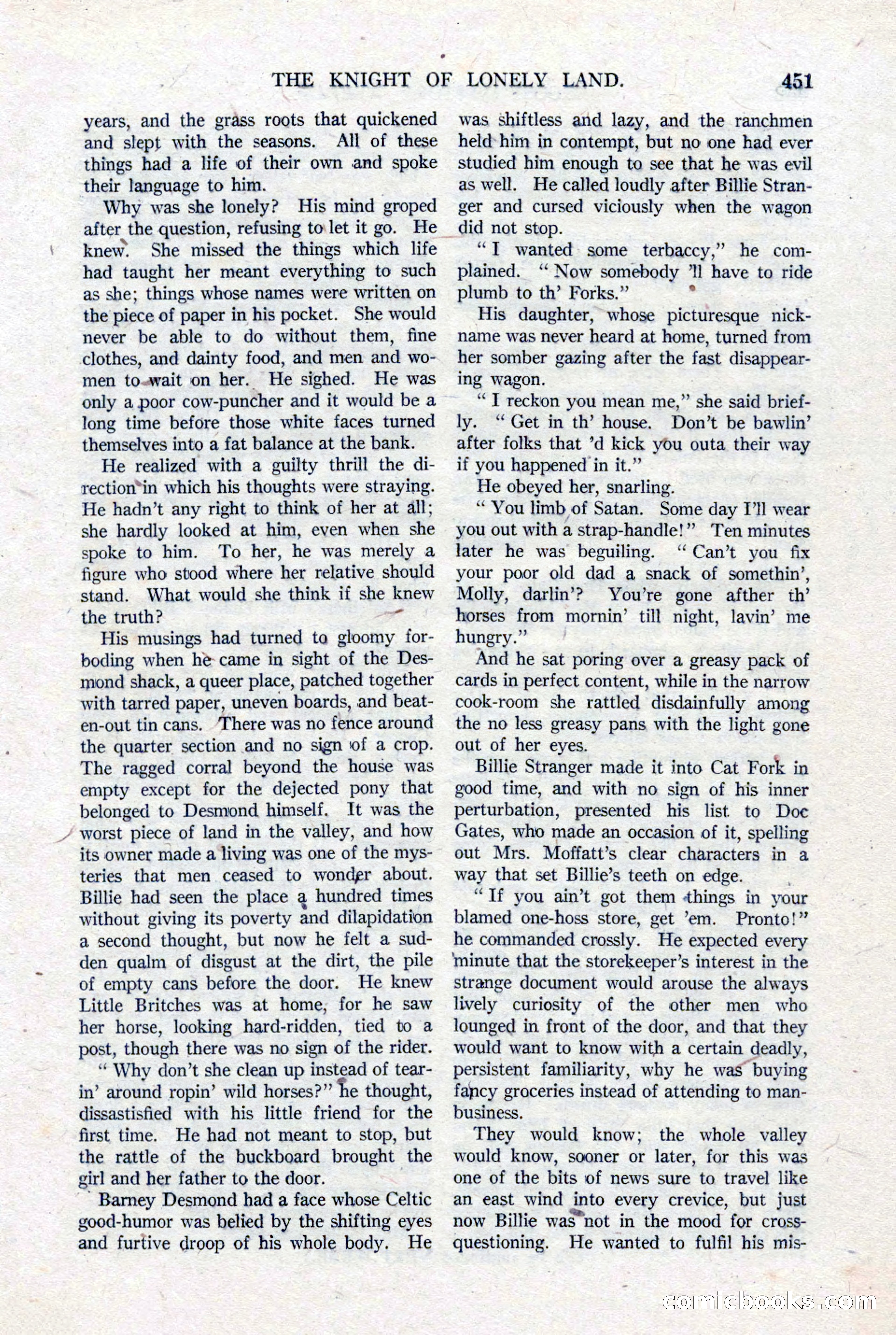 Argosy All-Story Weekly, January 15, 1921 — page 29 of 160