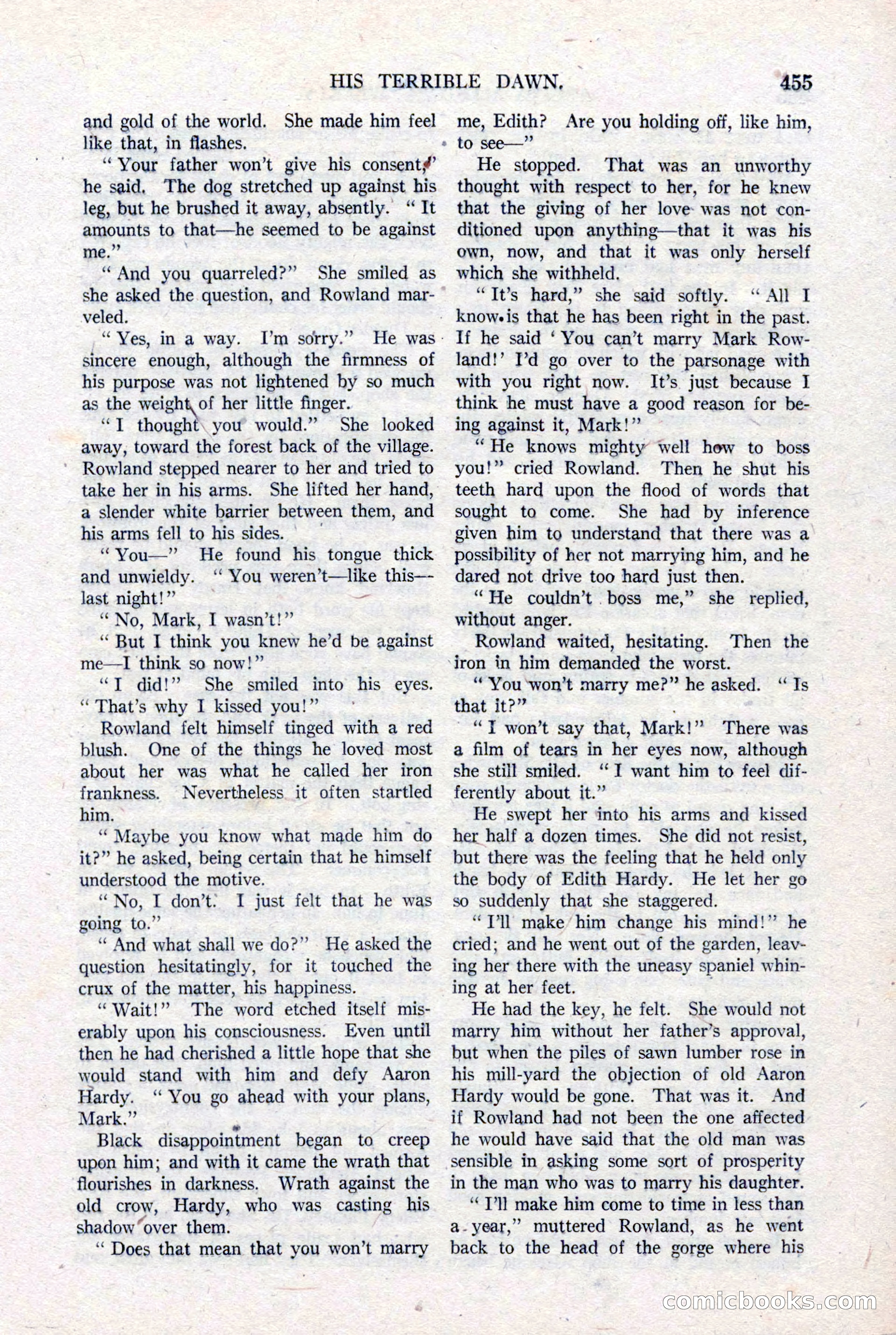 Argosy All-Story Weekly, January 15, 1921 — page 33 of 160