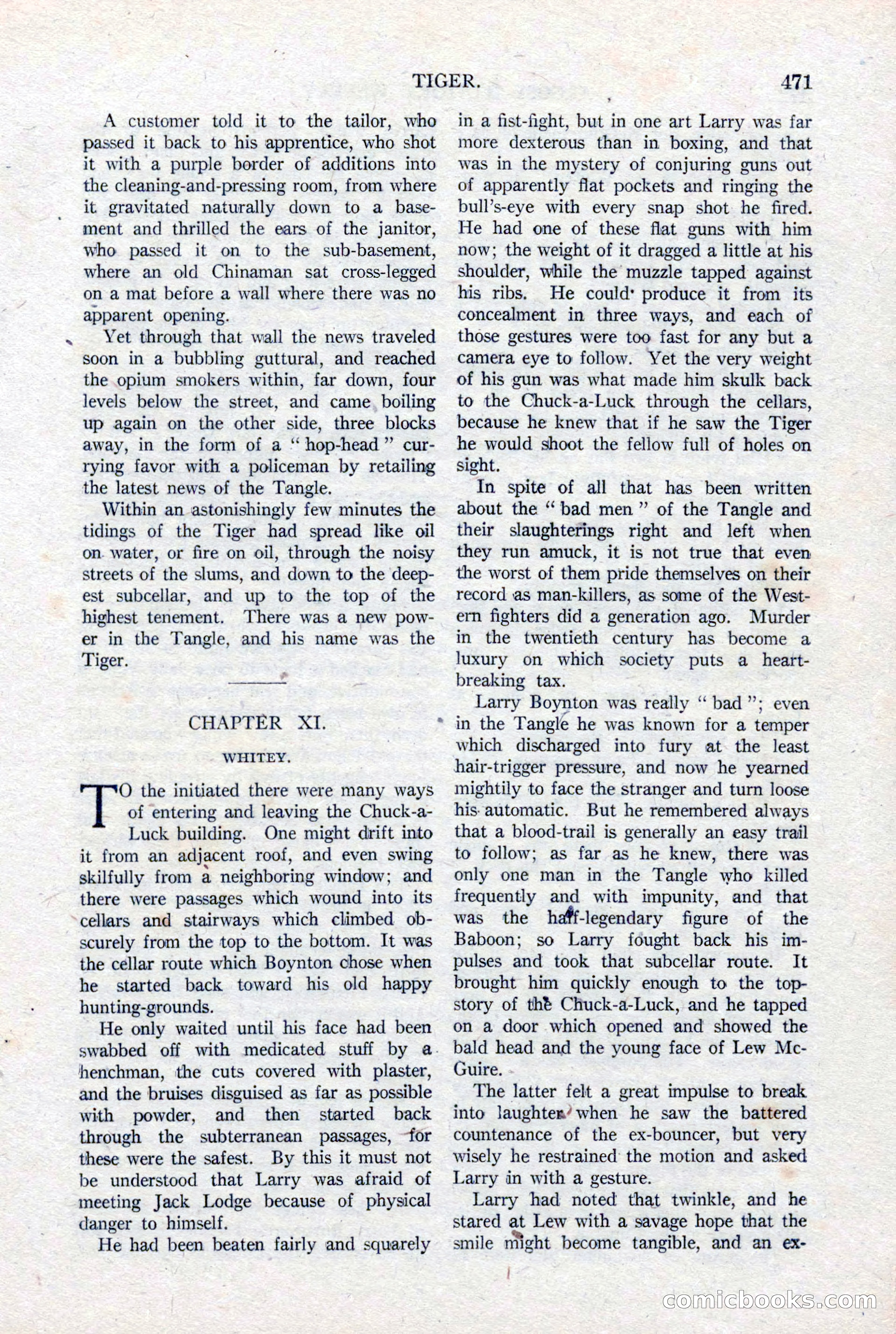 Argosy All-Story Weekly, January 15, 1921 — page 49 of 160