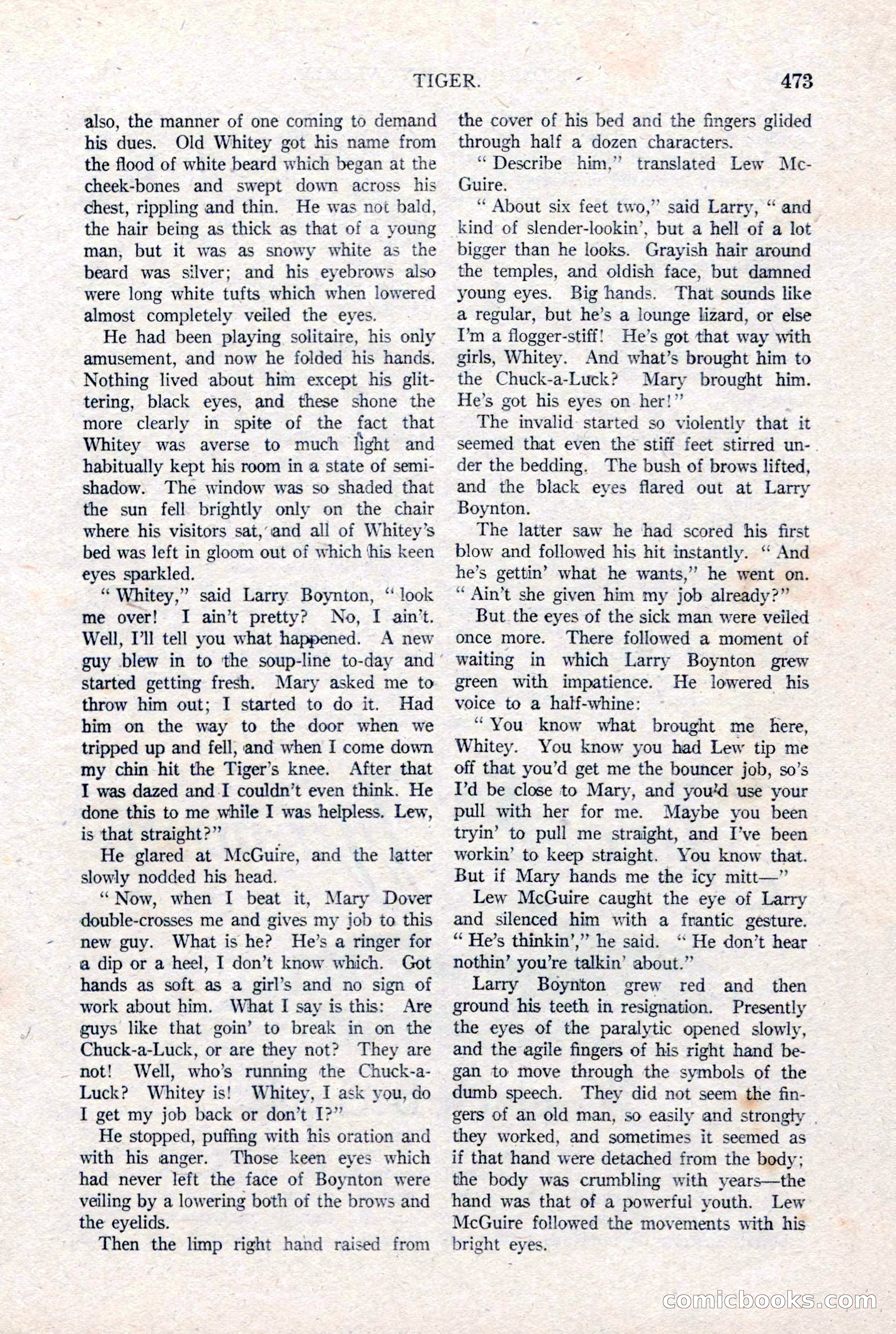 Argosy All-Story Weekly, January 15, 1921 — page 51 of 160