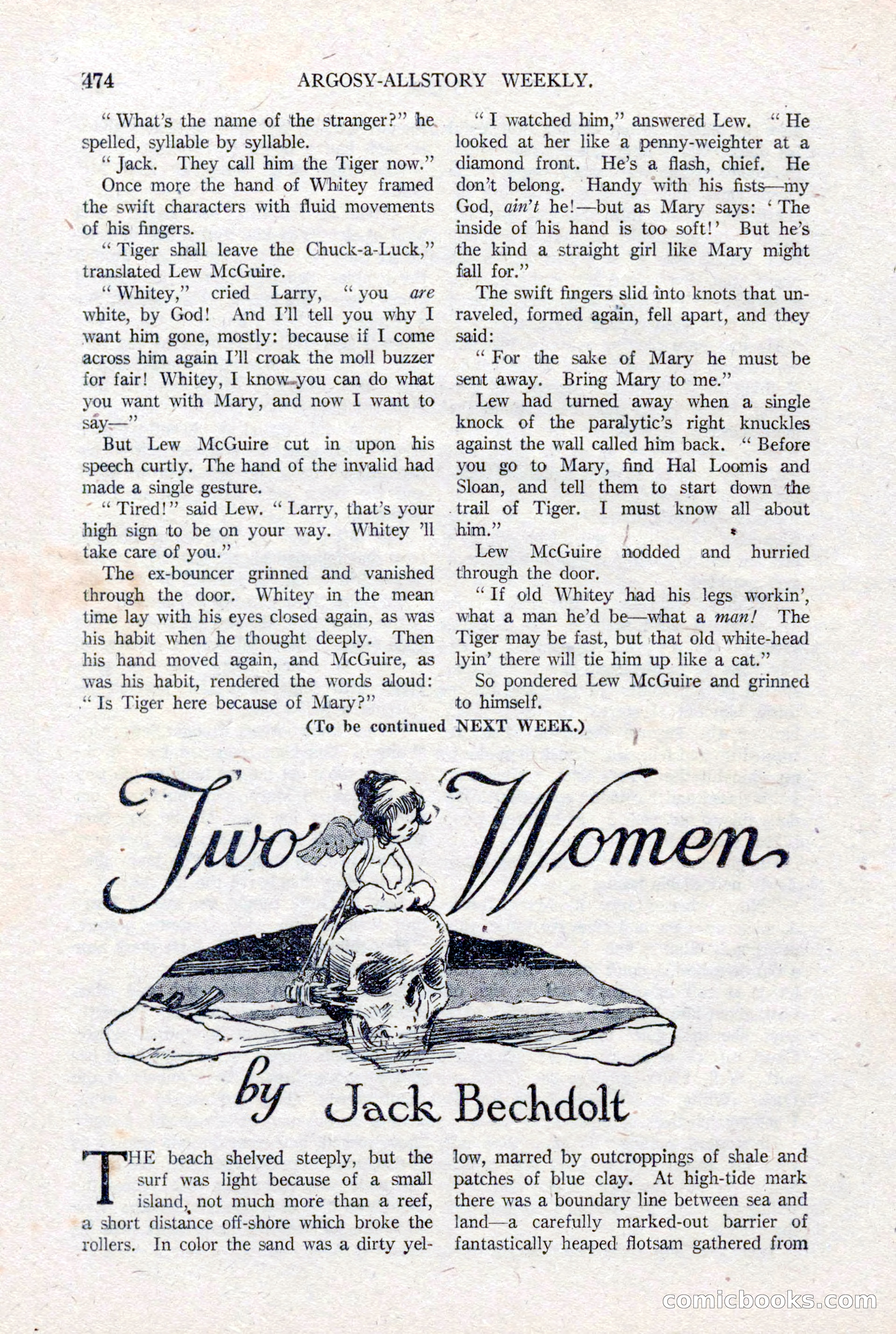 Argosy All-Story Weekly, January 15, 1921 — page 52 of 160