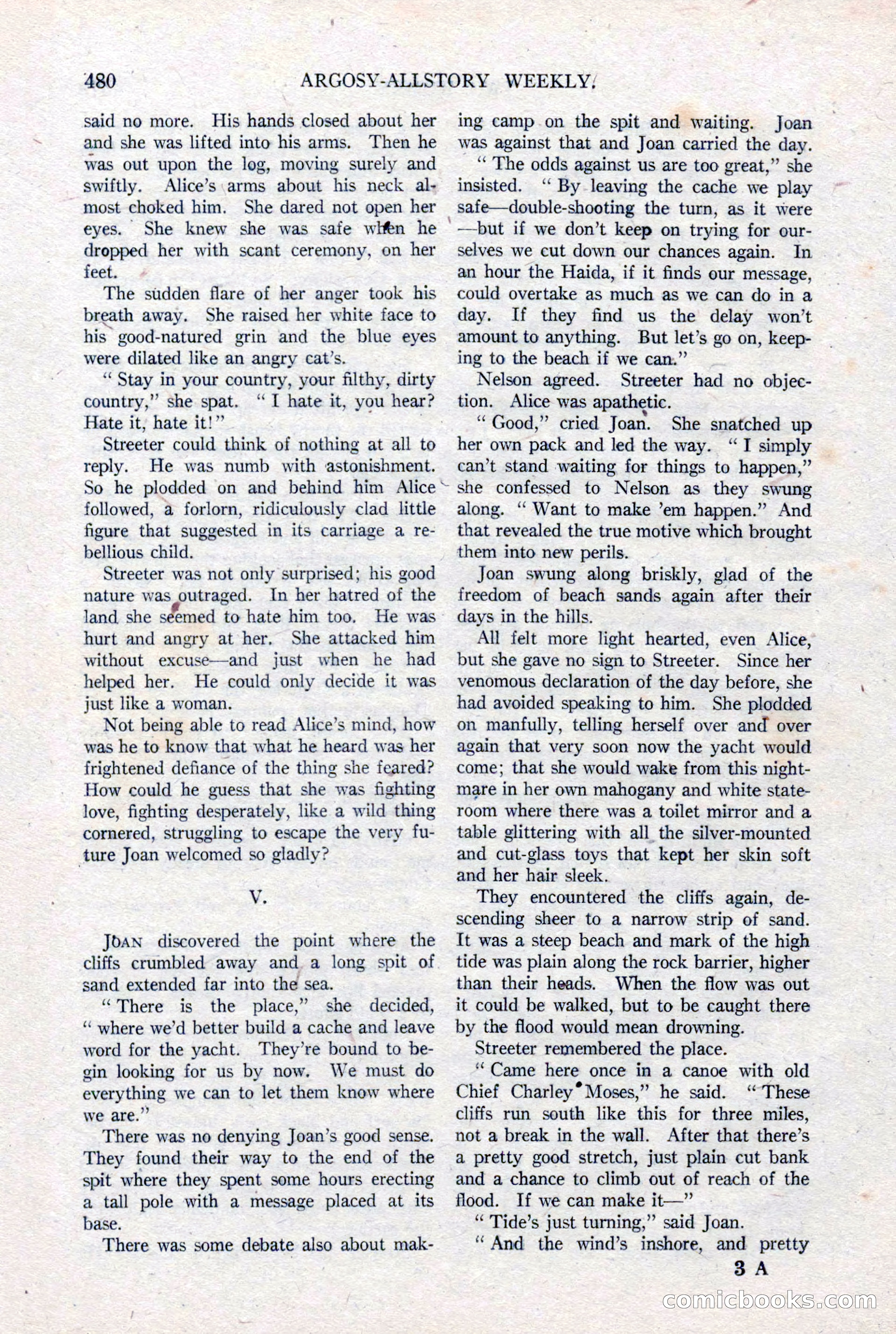 Argosy All-Story Weekly, January 15, 1921 — page 58 of 160