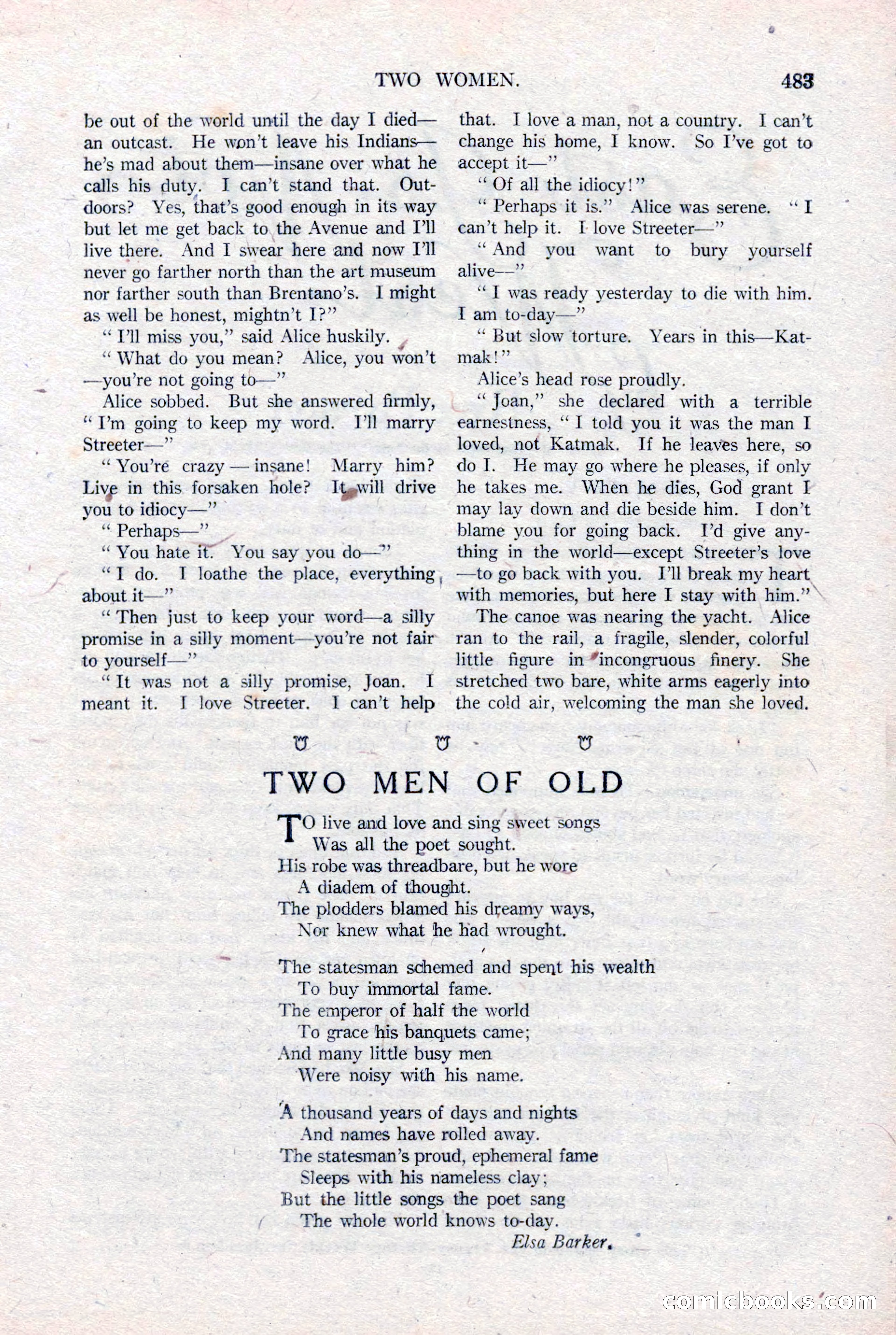 Argosy All-Story Weekly, January 15, 1921 — page 61 of 160