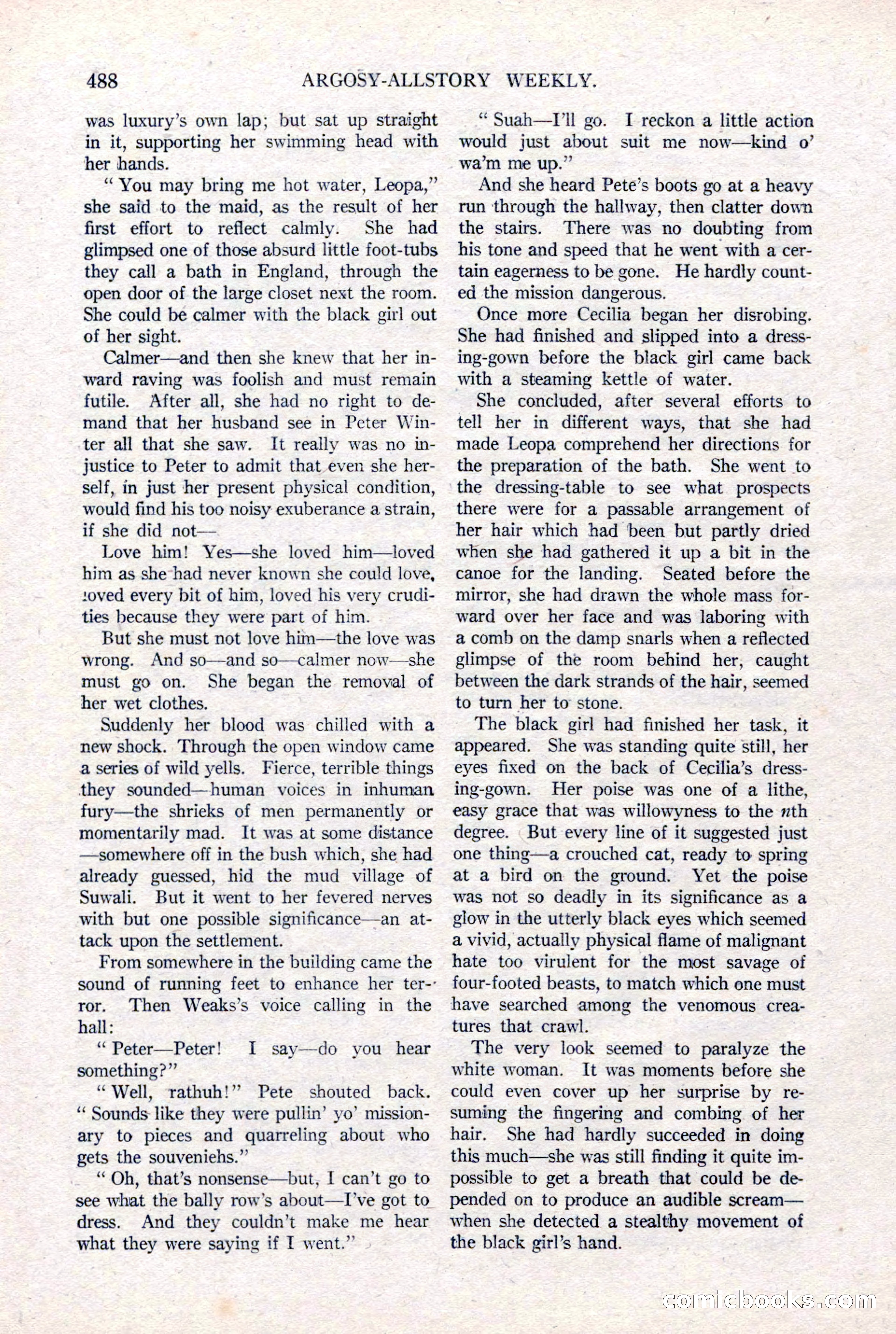 Argosy All-Story Weekly, January 15, 1921 — page 66 of 160