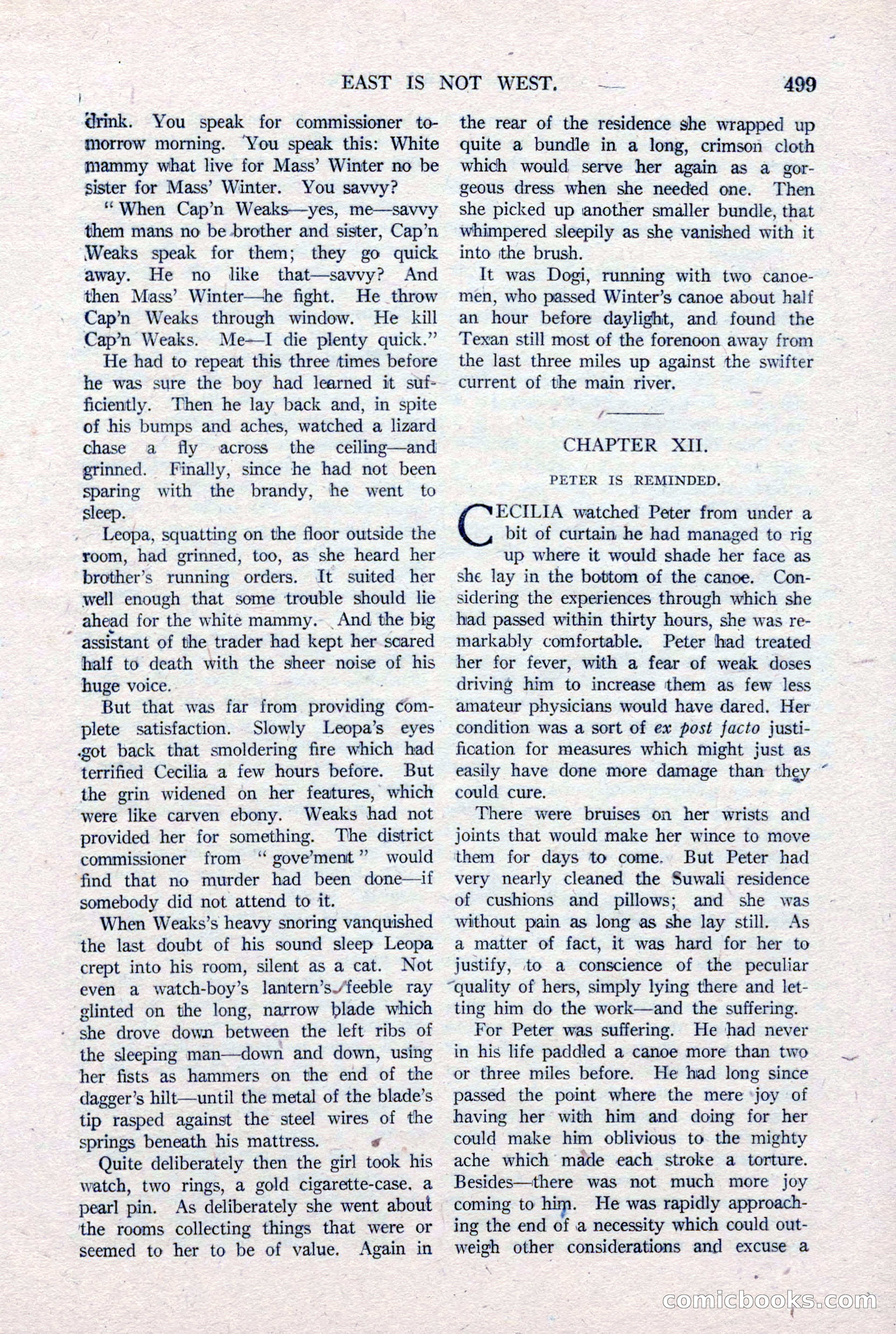 Argosy All-Story Weekly, January 15, 1921 — page 77 of 160