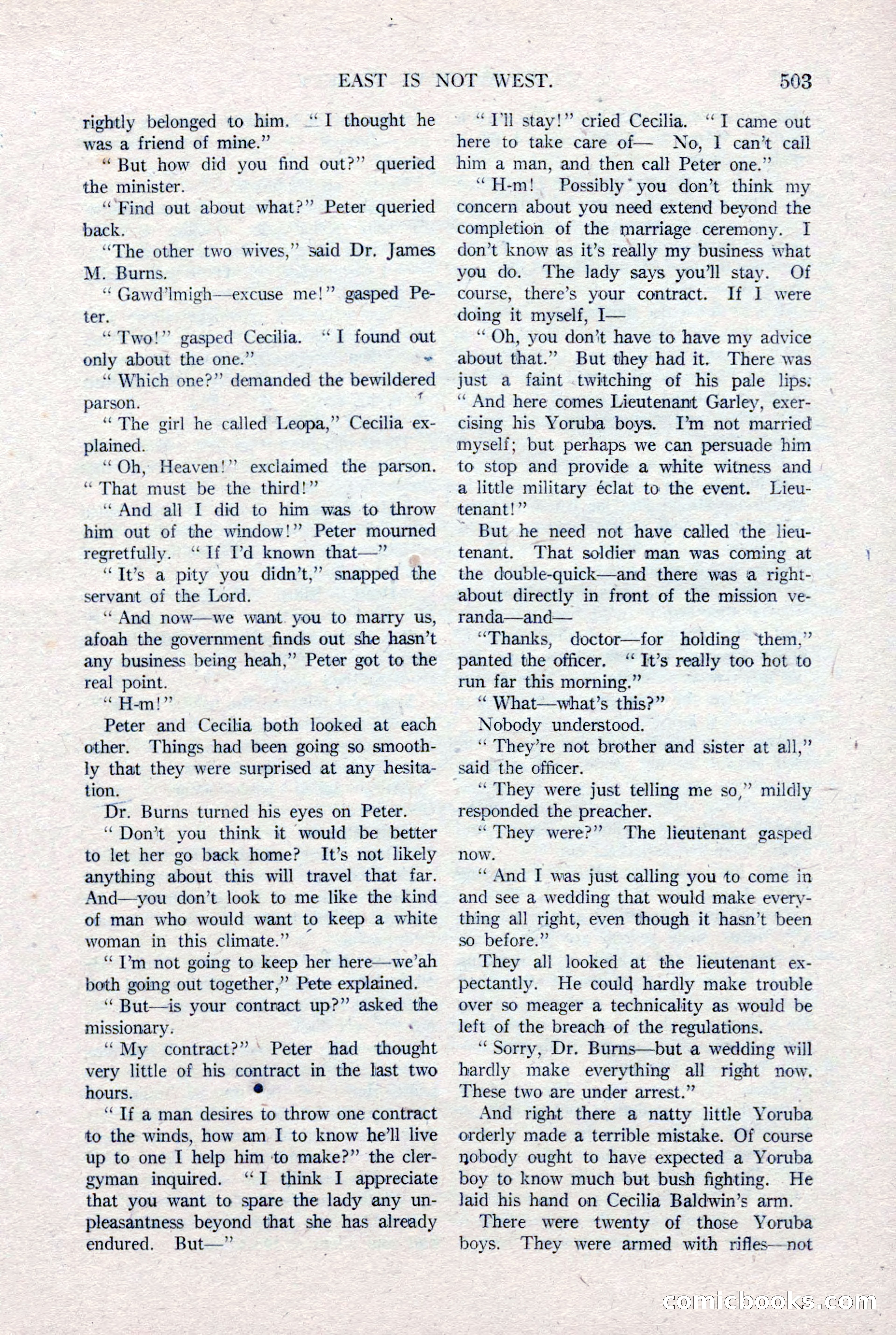 Argosy All-Story Weekly, January 15, 1921 — page 81 of 160