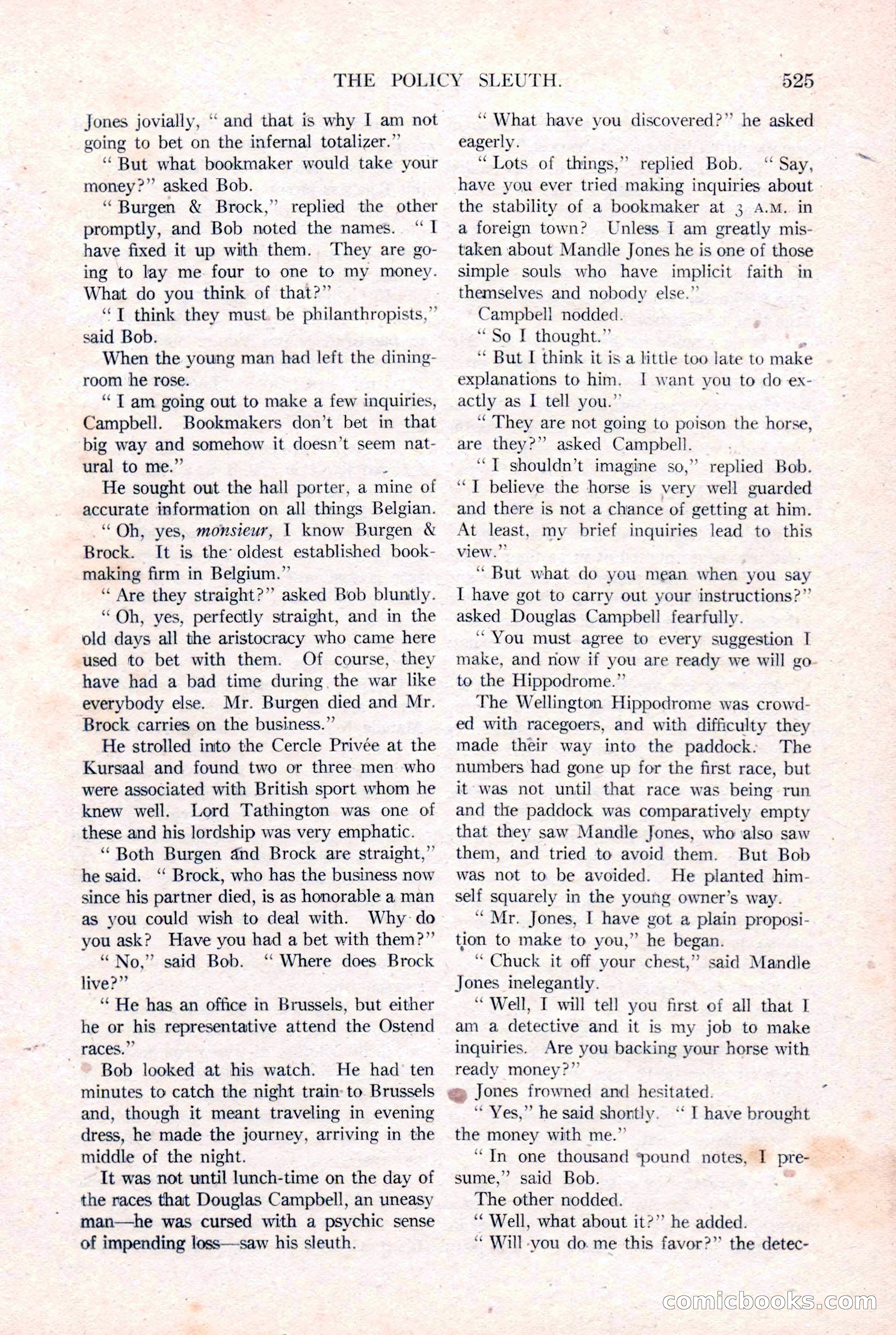 Argosy All-Story Weekly, January 15, 1921 — page 103 of 160