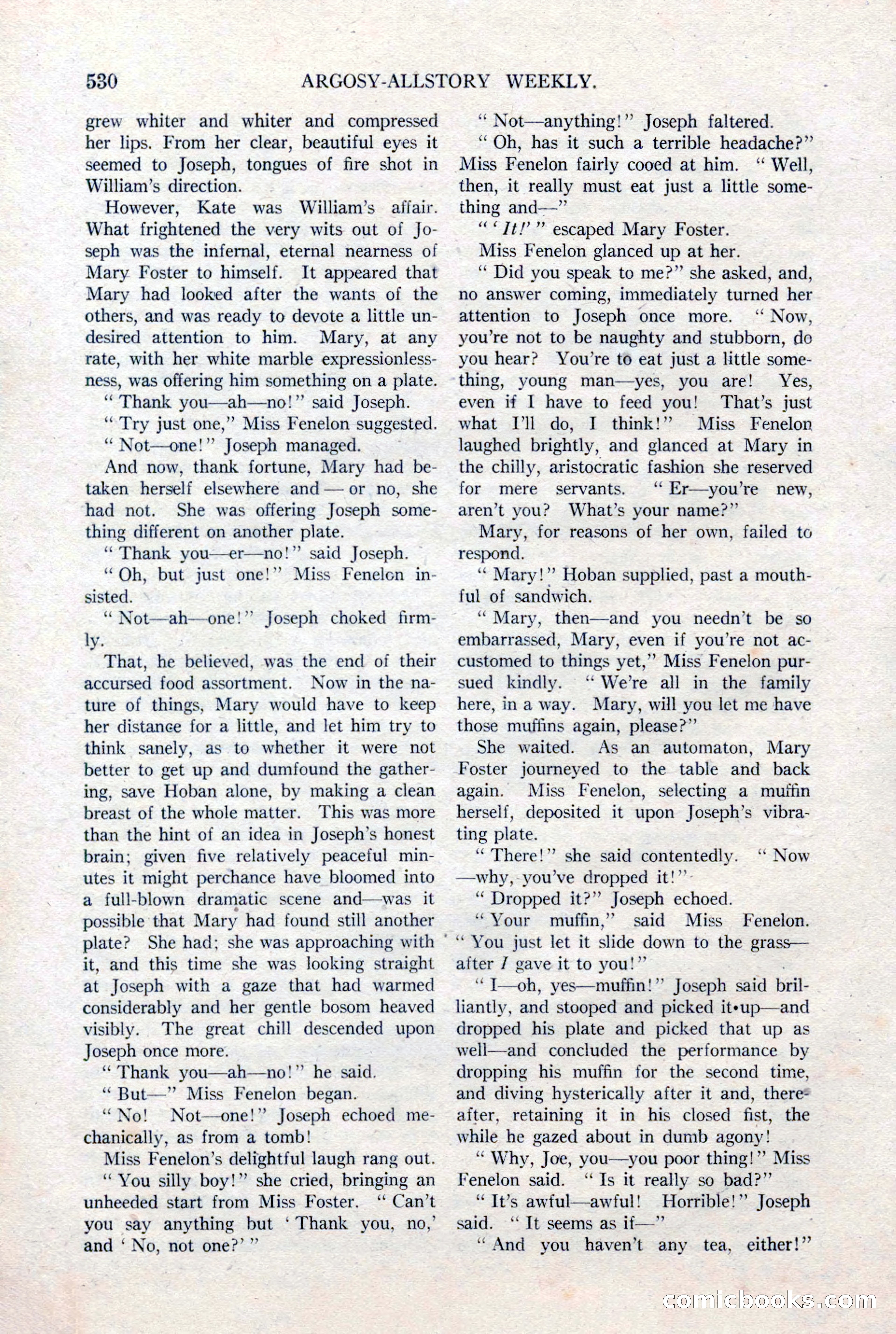 Argosy All-Story Weekly, January 15, 1921 — page 108 of 160