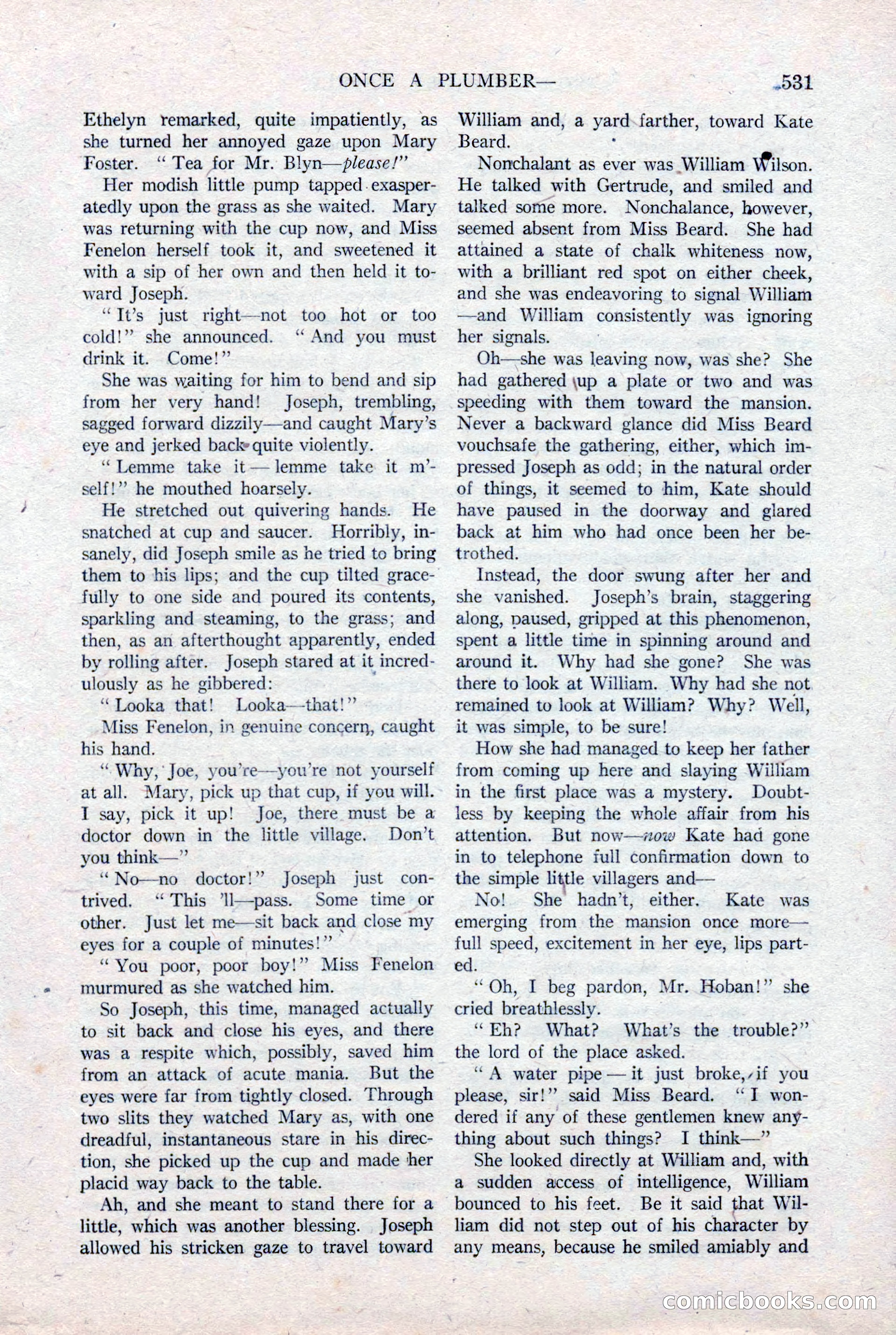 Argosy All-Story Weekly, January 15, 1921 — page 109 of 160