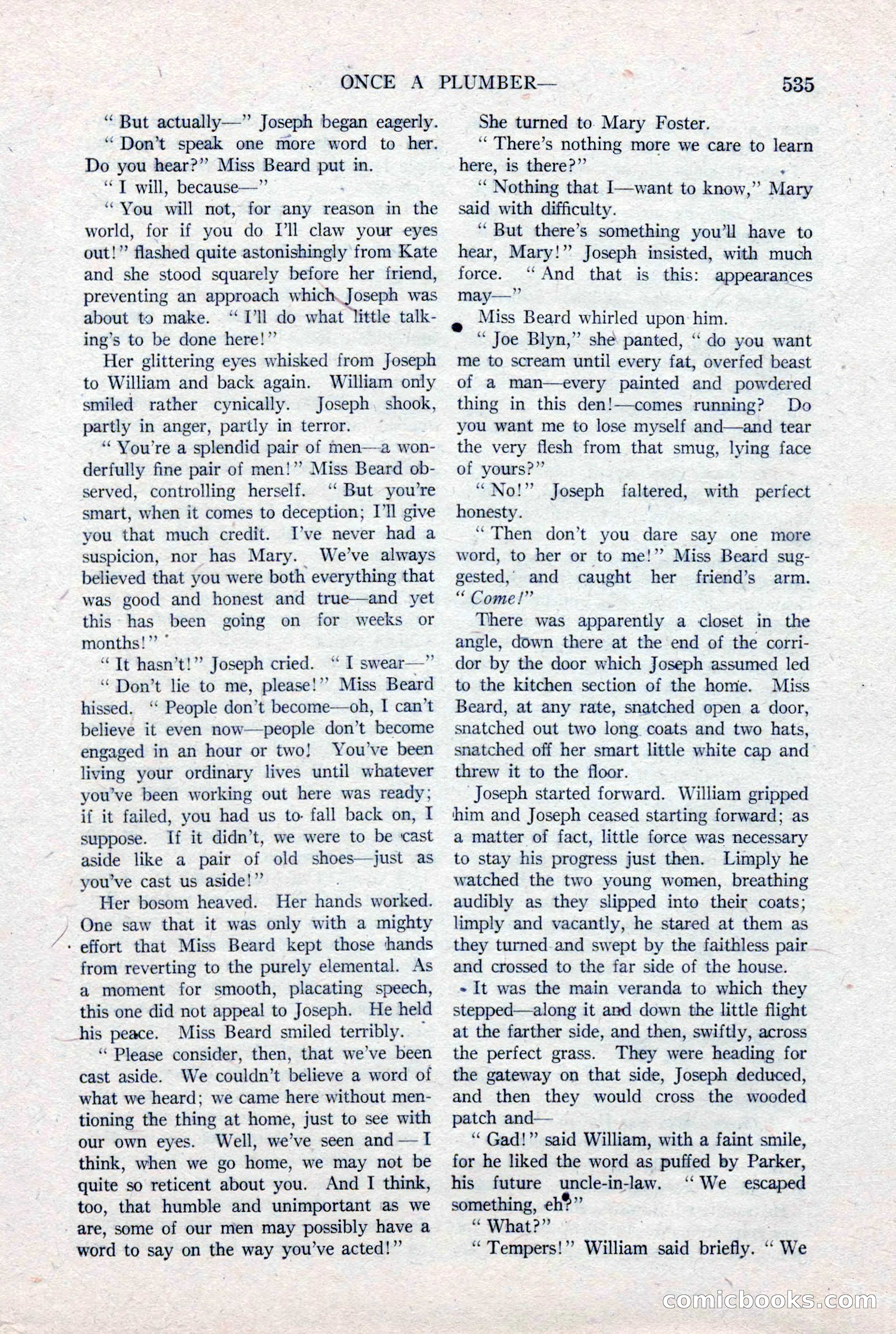 Argosy All-Story Weekly, January 15, 1921 — page 113 of 160