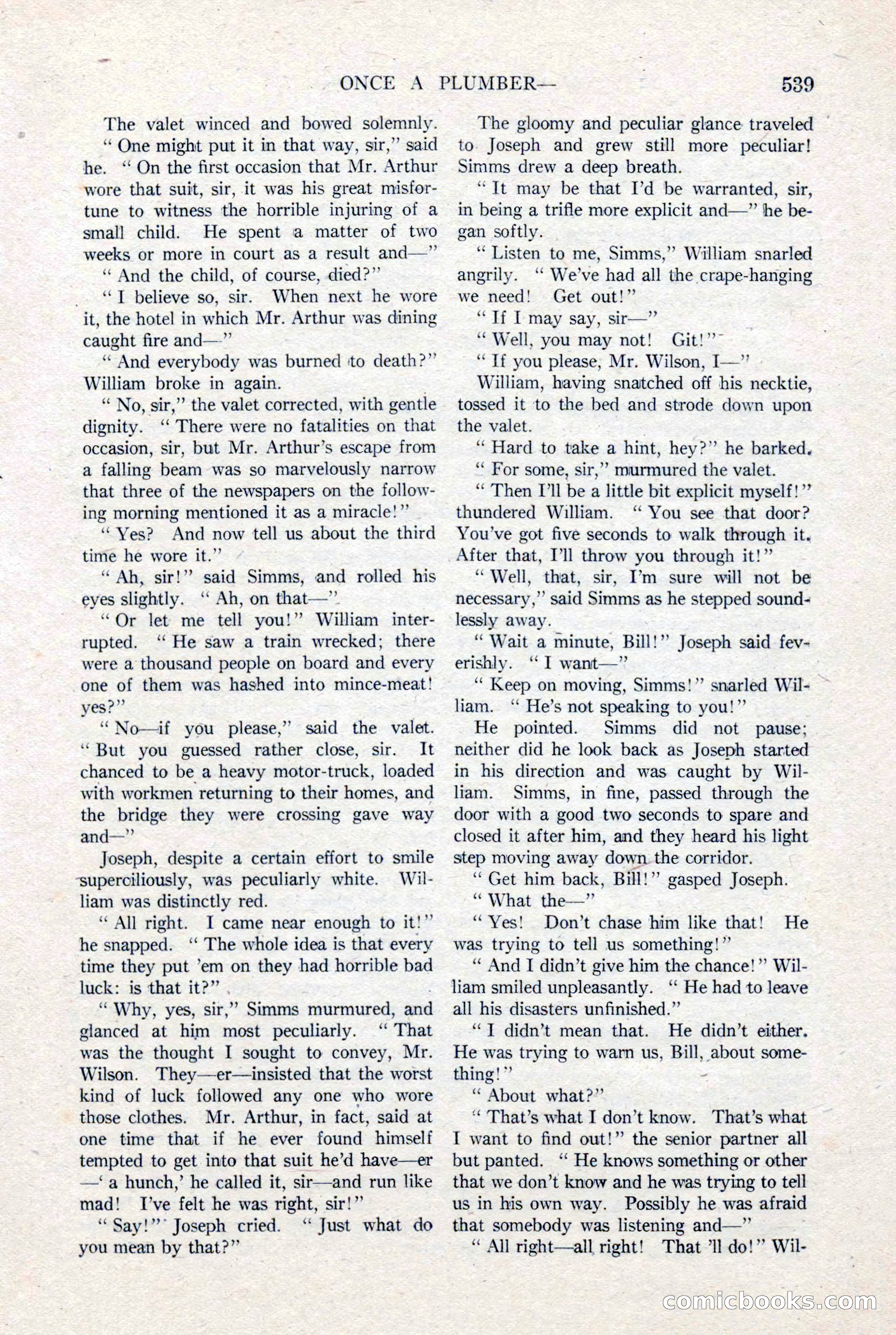 Argosy All-Story Weekly, January 15, 1921 — page 117 of 160