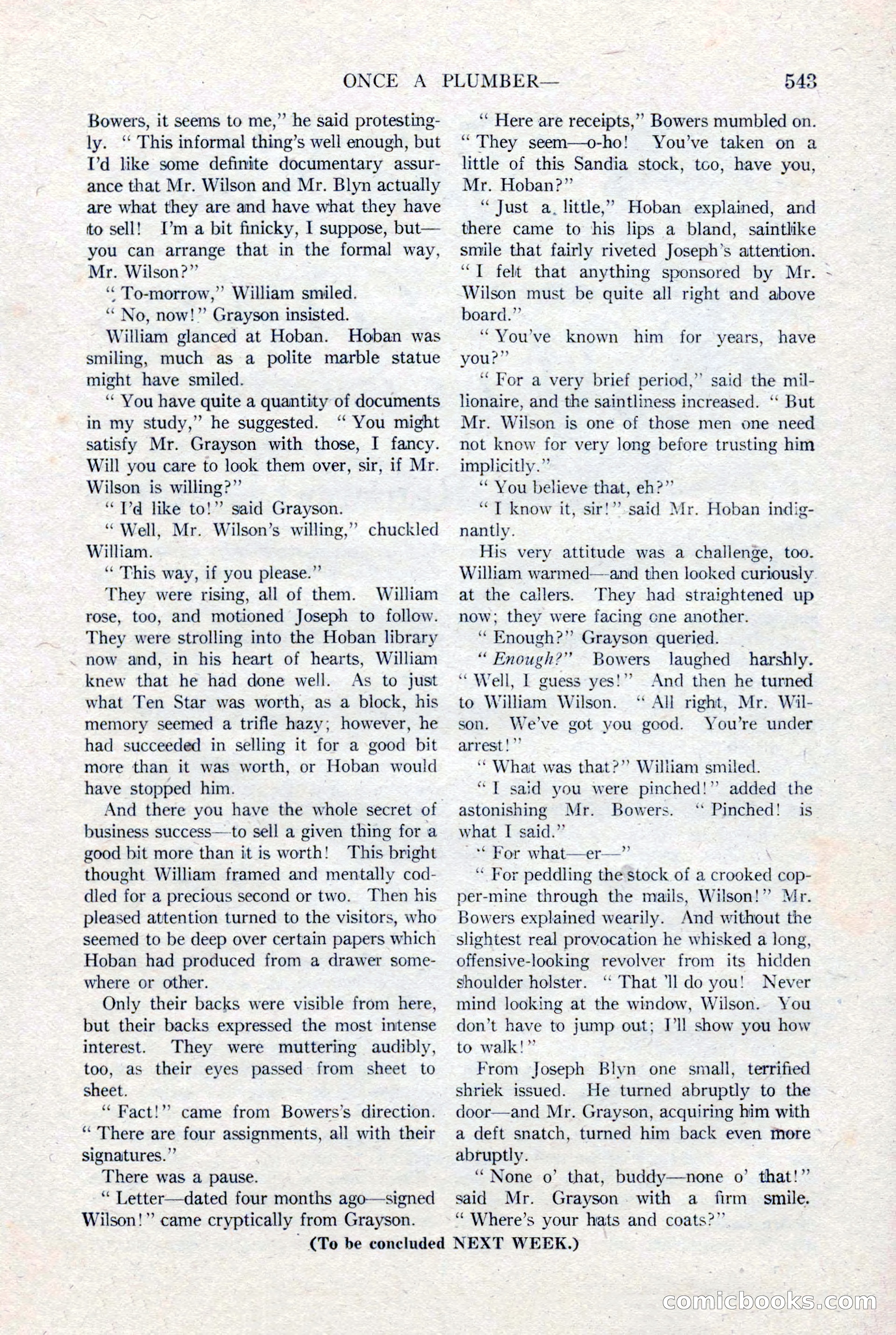 Argosy All-Story Weekly, January 15, 1921 — page 121 of 160