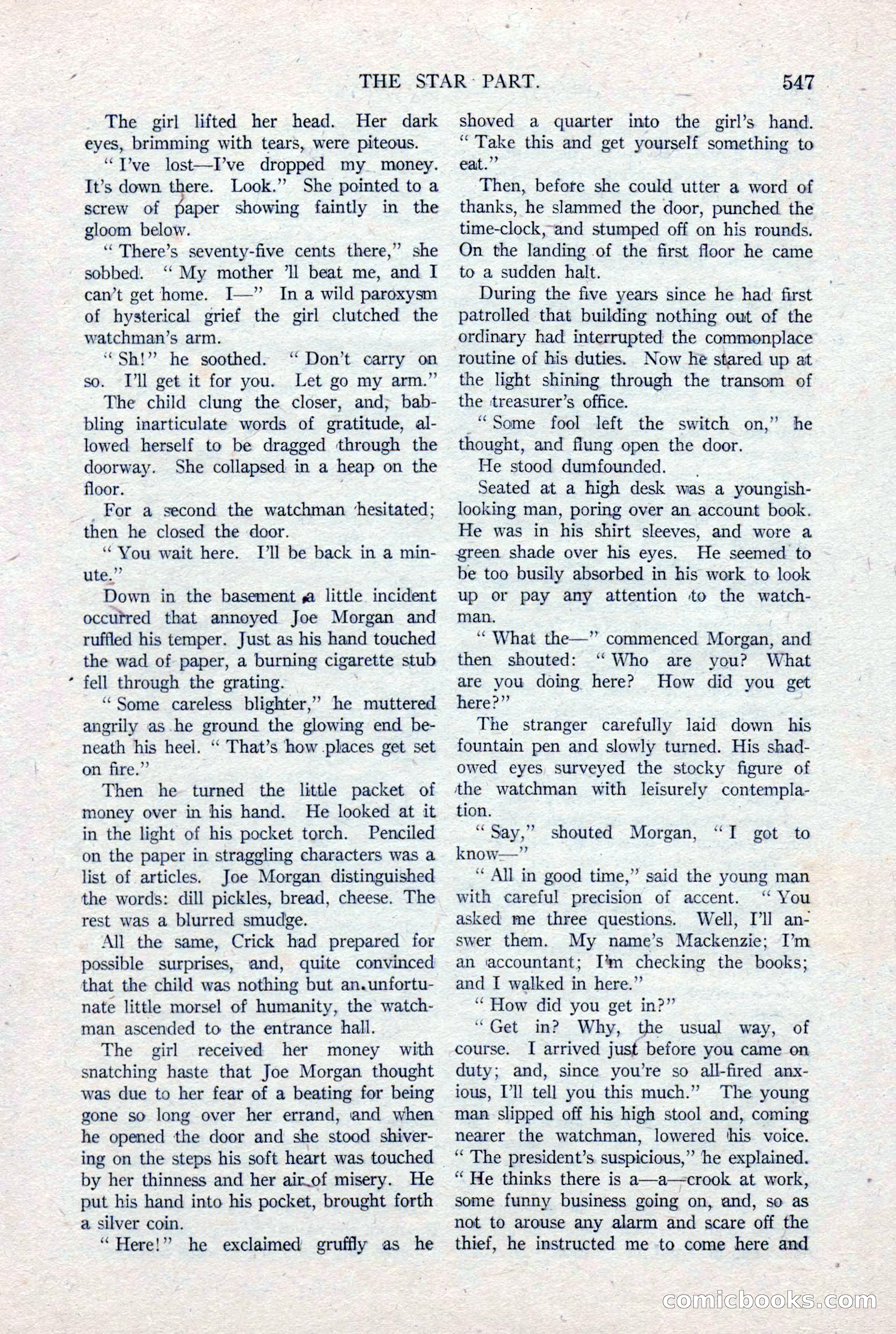 Argosy All-Story Weekly, January 15, 1921 — page 125 of 160