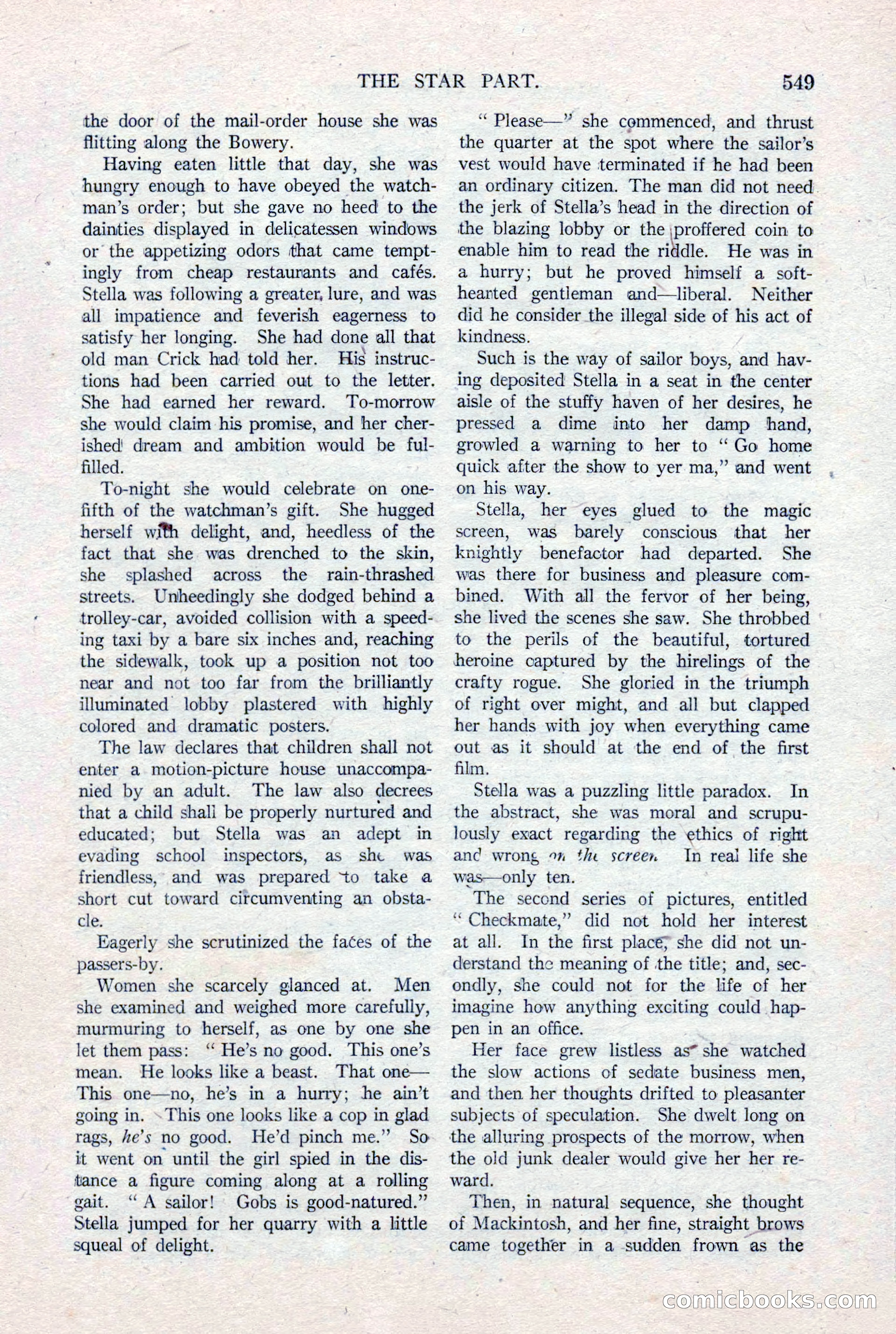 Argosy All-Story Weekly, January 15, 1921 — page 127 of 160