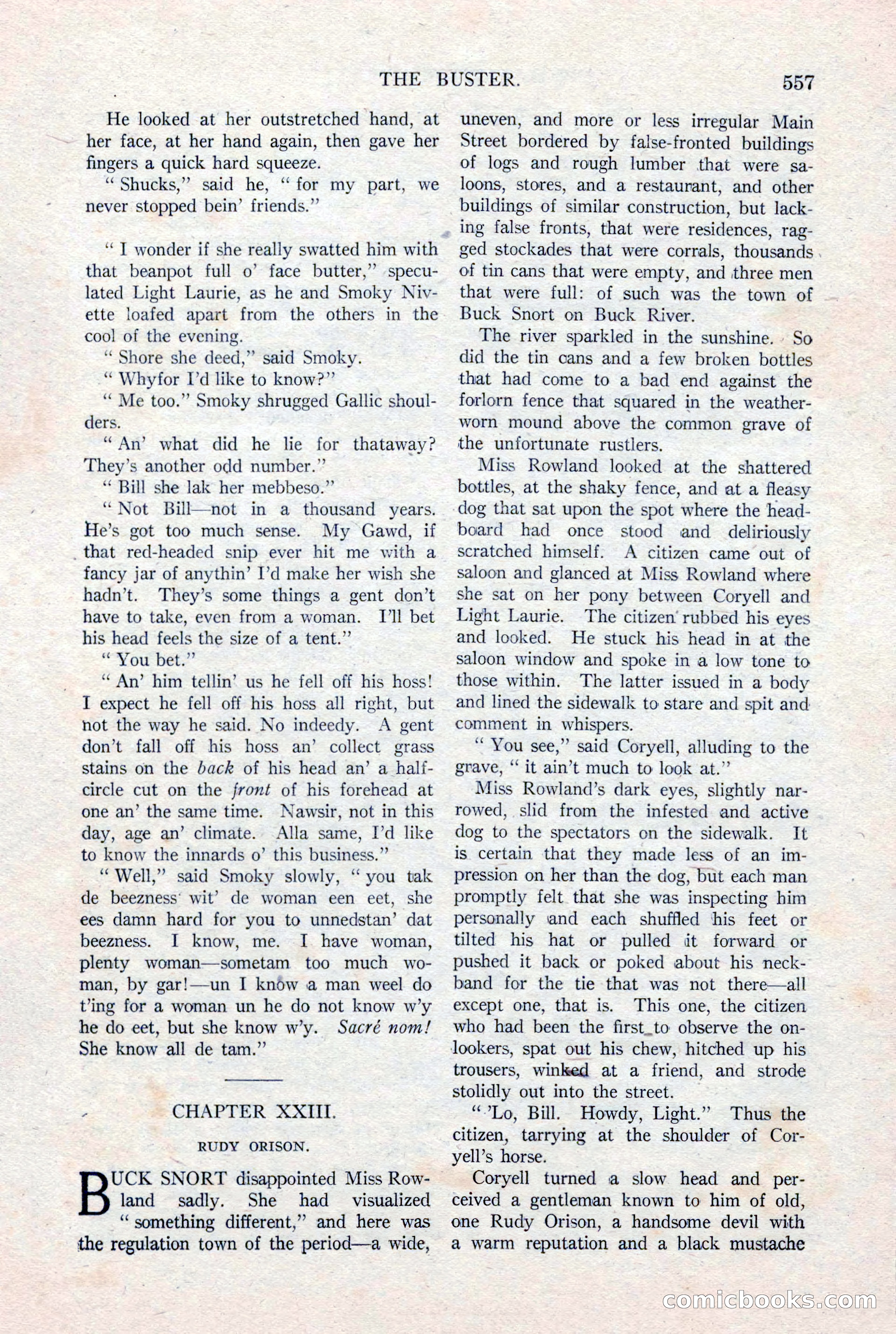 Argosy All-Story Weekly, January 15, 1921 — page 135 of 160