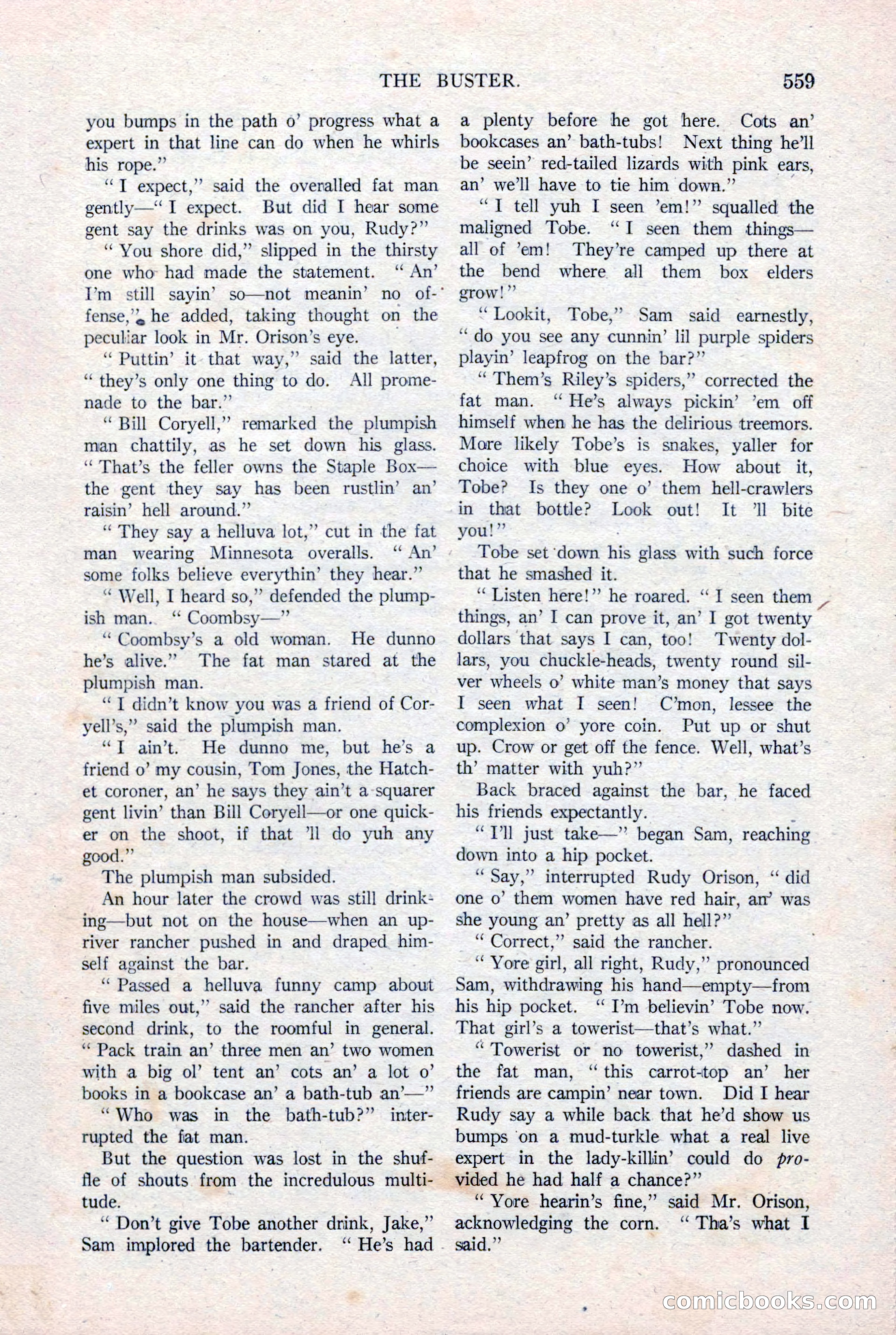 Argosy All-Story Weekly, January 15, 1921 — page 137 of 160