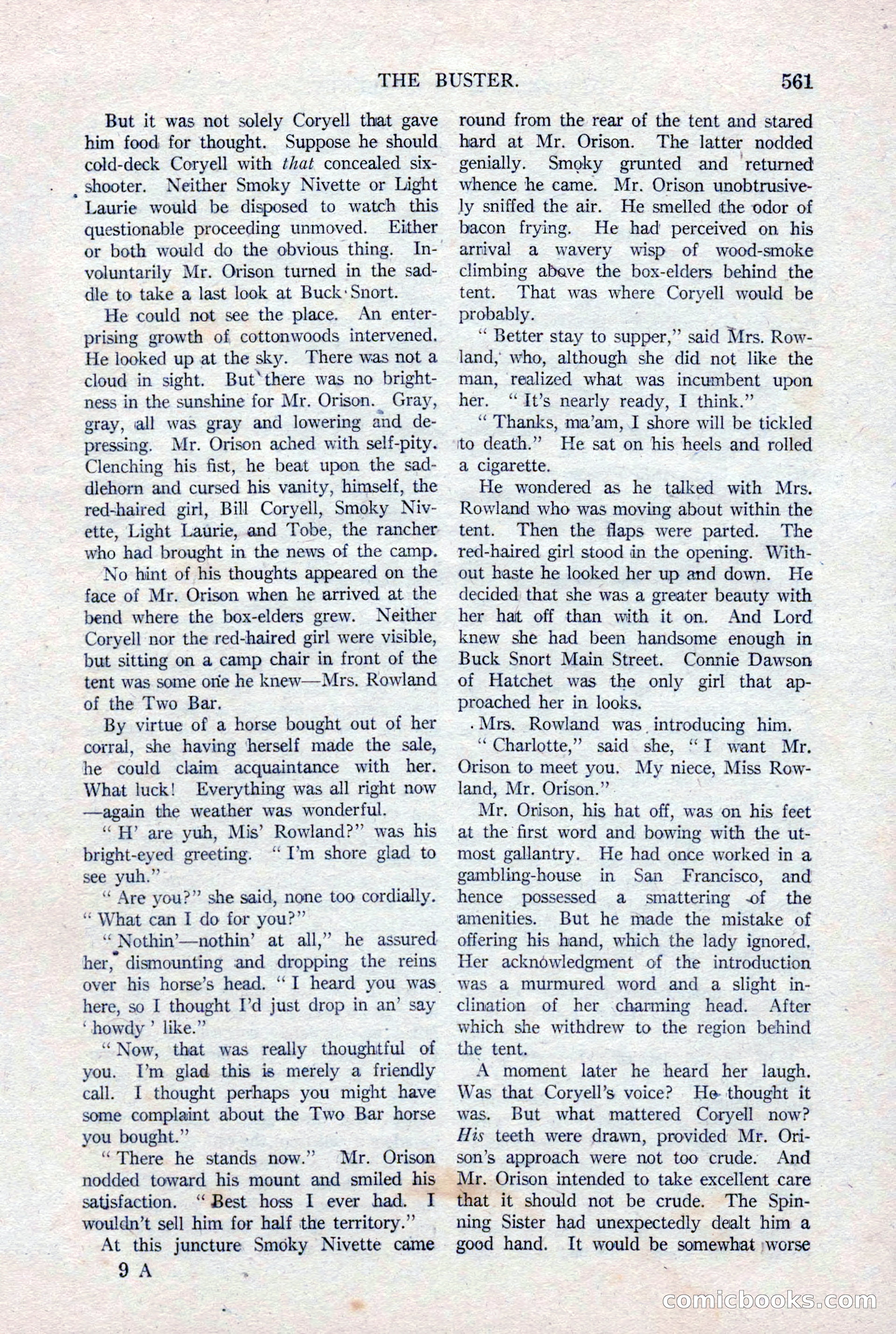 Argosy All-Story Weekly, January 15, 1921 — page 139 of 160