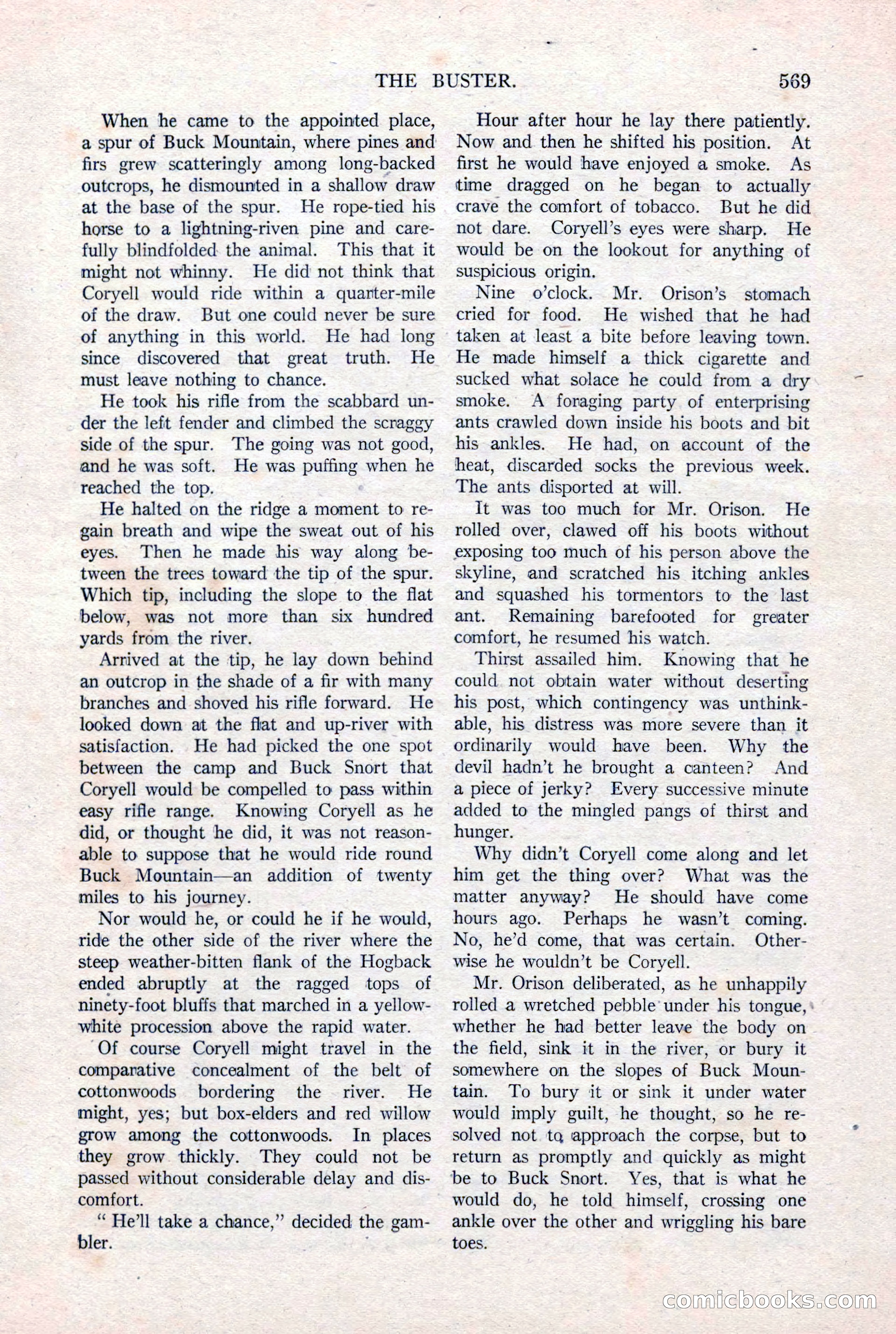 Argosy All-Story Weekly, January 15, 1921 — page 147 of 160
