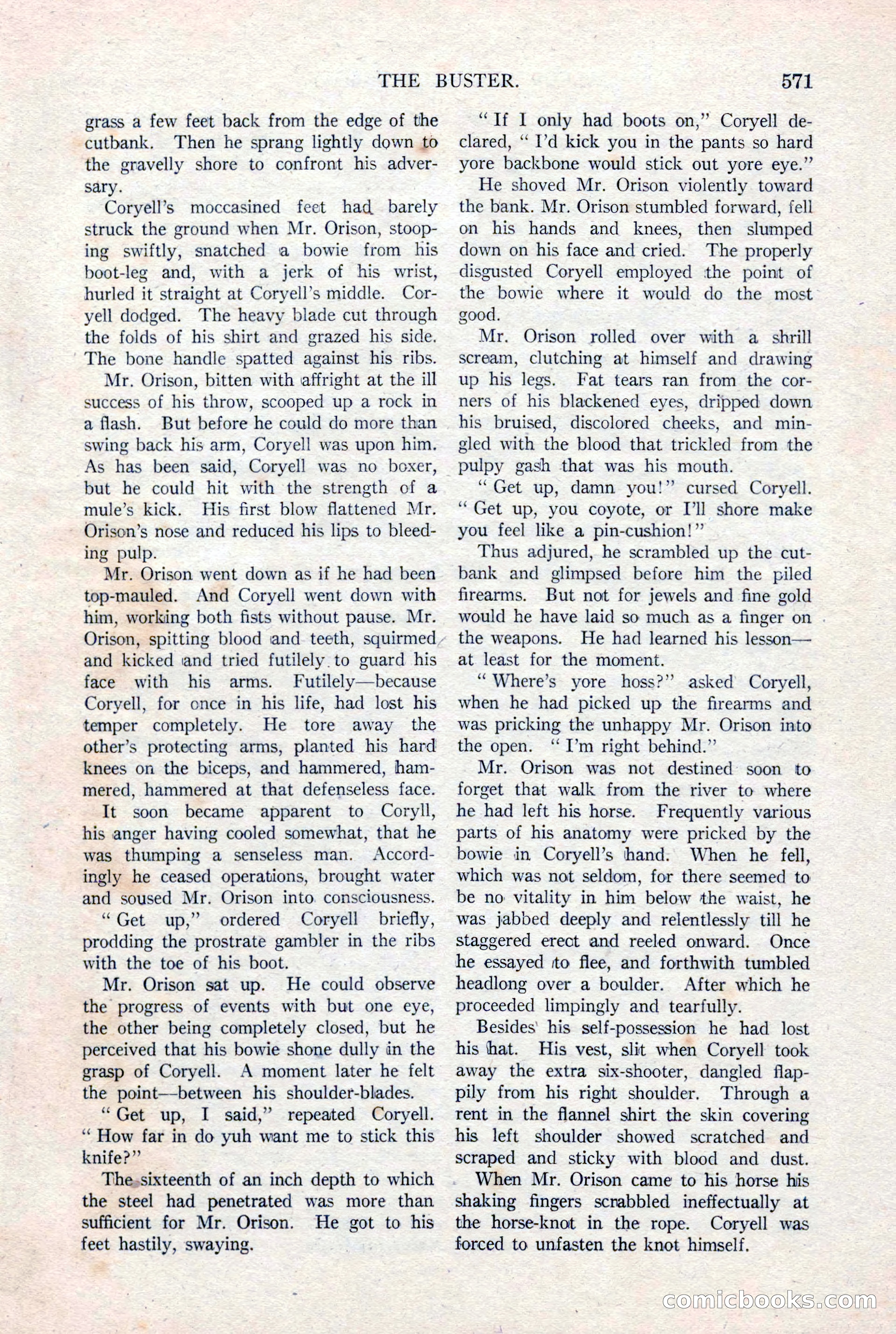 Argosy All-Story Weekly, January 15, 1921 — page 149 of 160