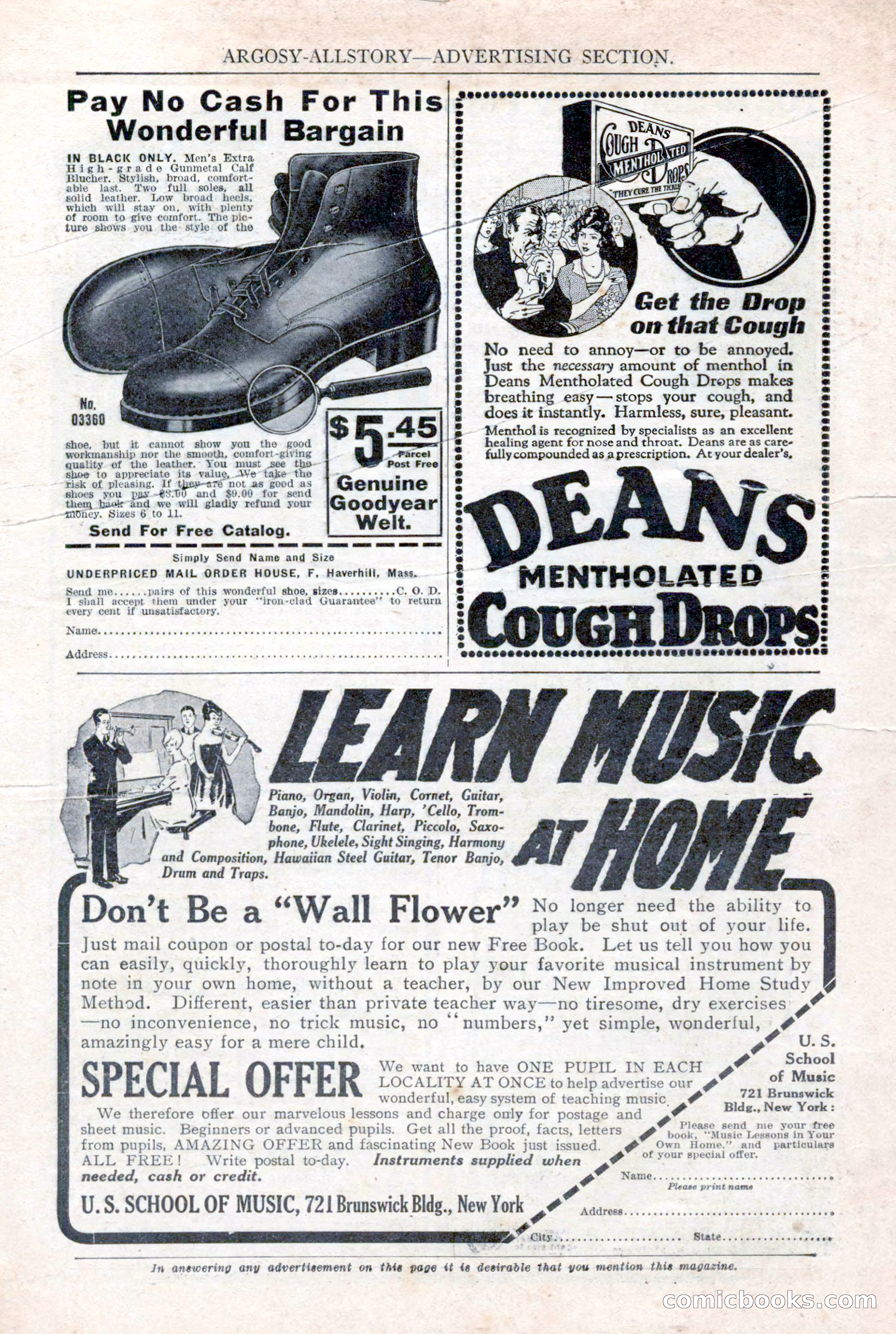 Argosy All-Story Weekly, January 15, 1921 — page 158 of 160