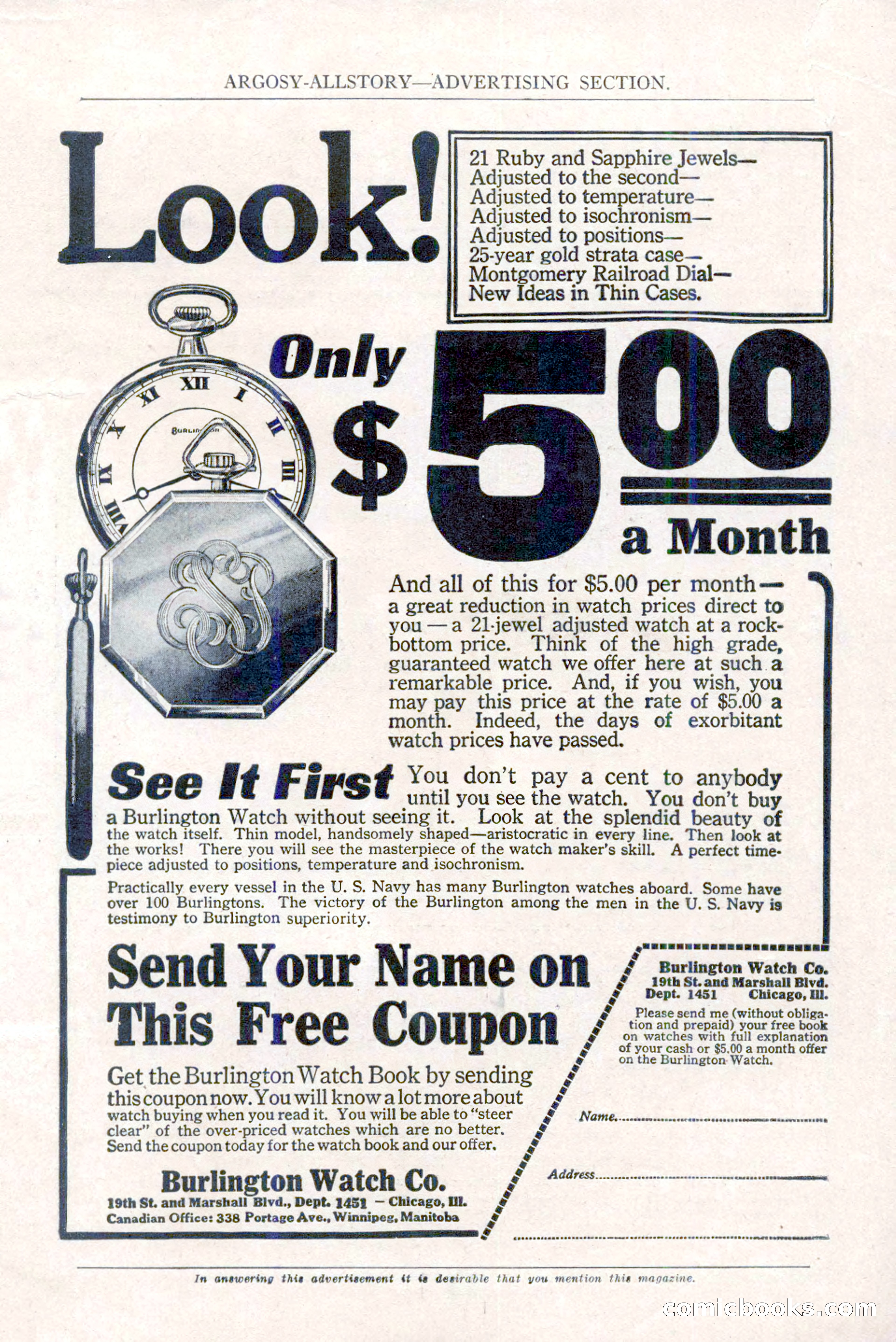 Argosy All-Story Weekly, January 29, 1923 — page 3 of 156
