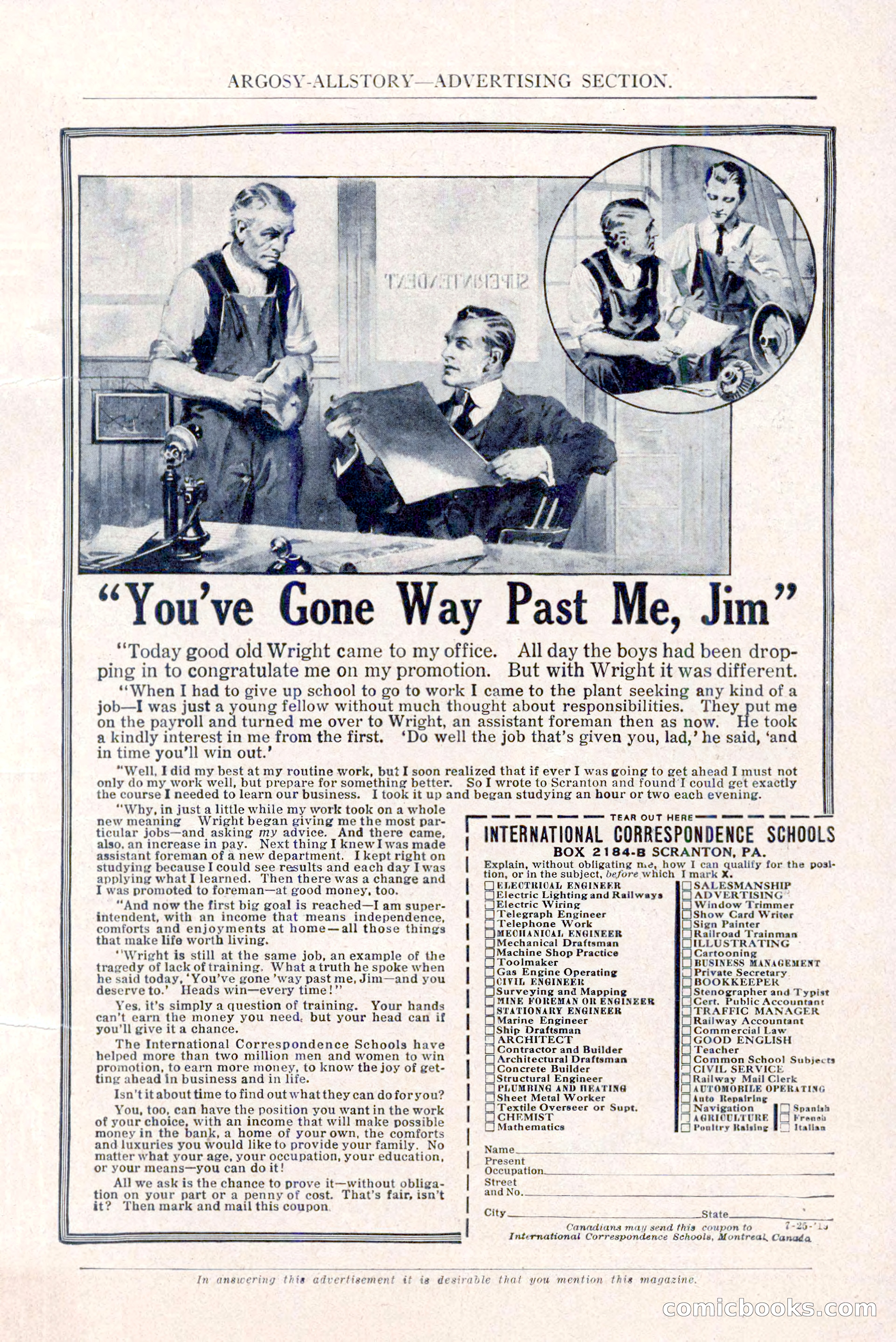 Argosy All-Story Weekly, January 29, 1923 — page 7 of 156