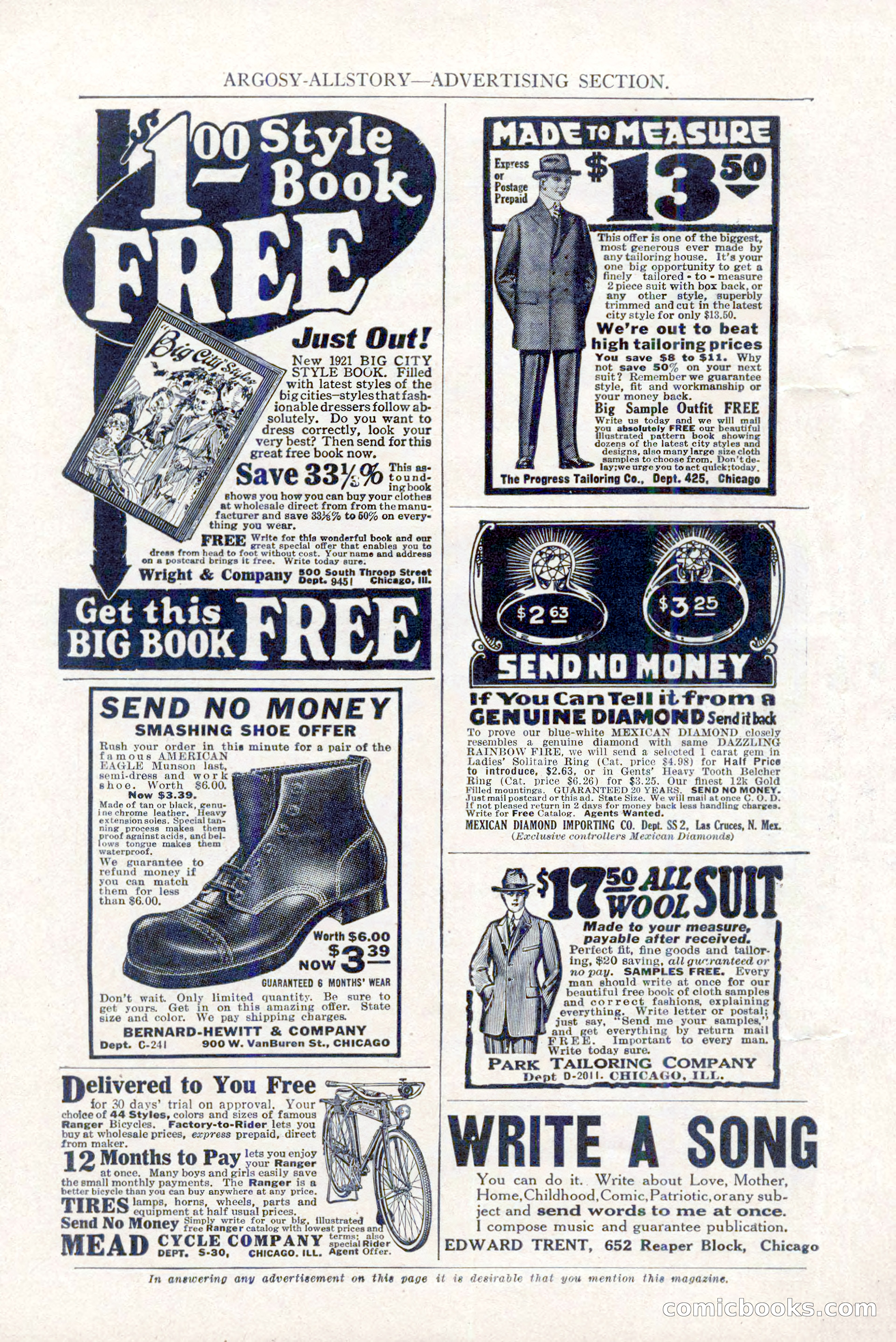 Argosy All-Story Weekly, January 29, 1923 — page 10 of 156