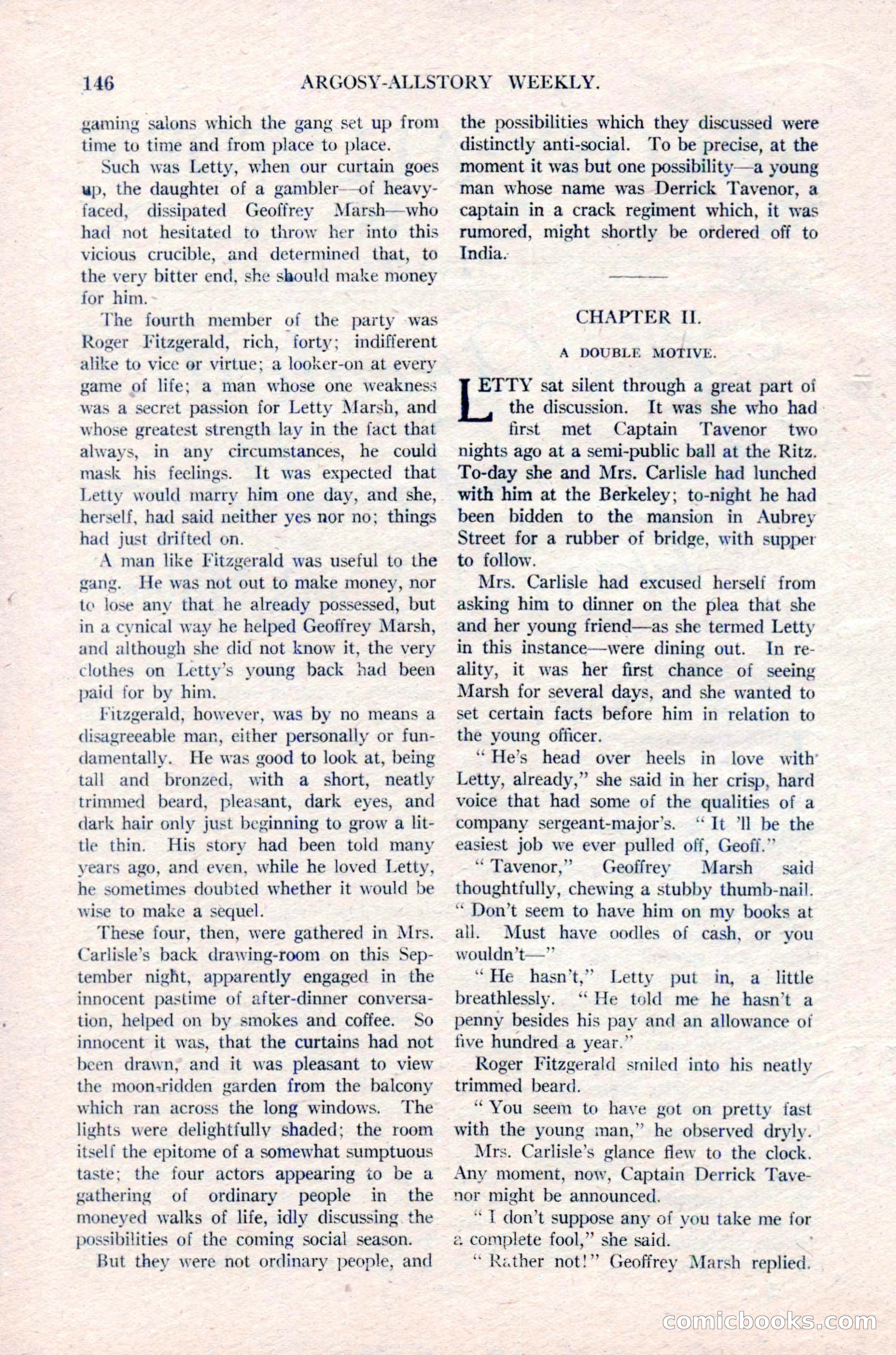 Argosy All-Story Weekly, January 29, 1923 — page 12 of 156