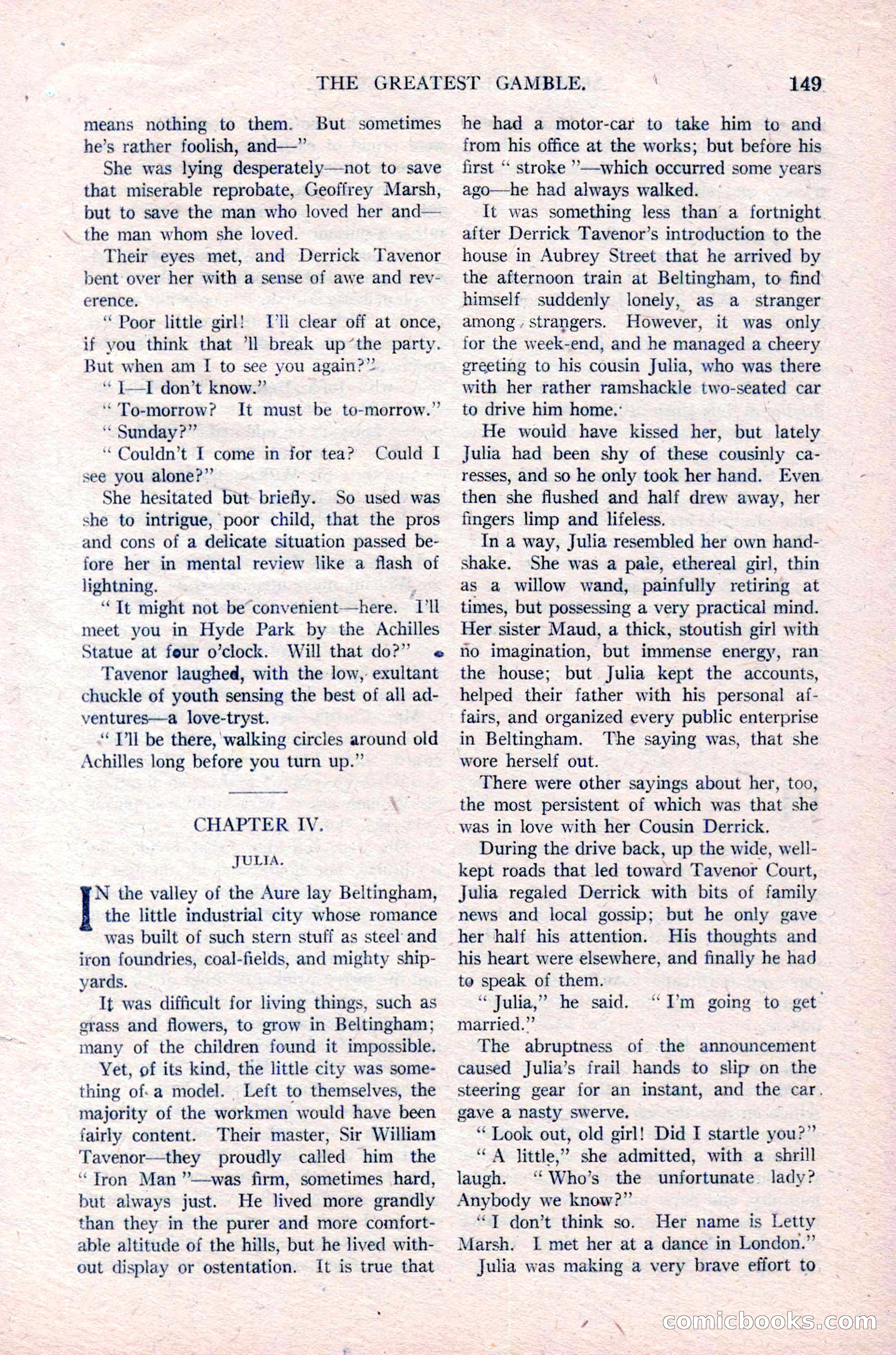 Argosy All-Story Weekly, January 29, 1923 — page 15 of 156