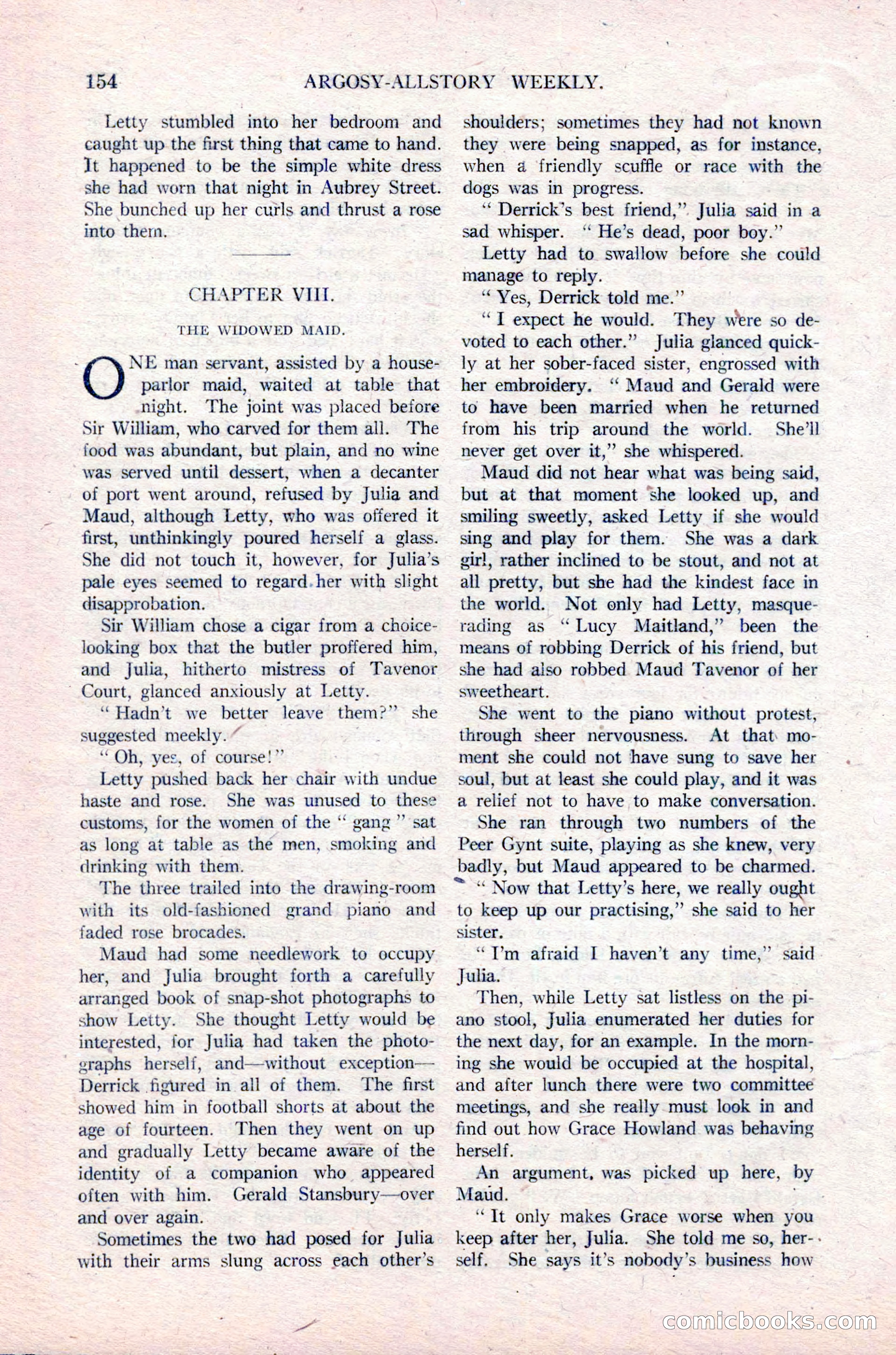 Argosy All-Story Weekly, January 29, 1923 — page 20 of 156