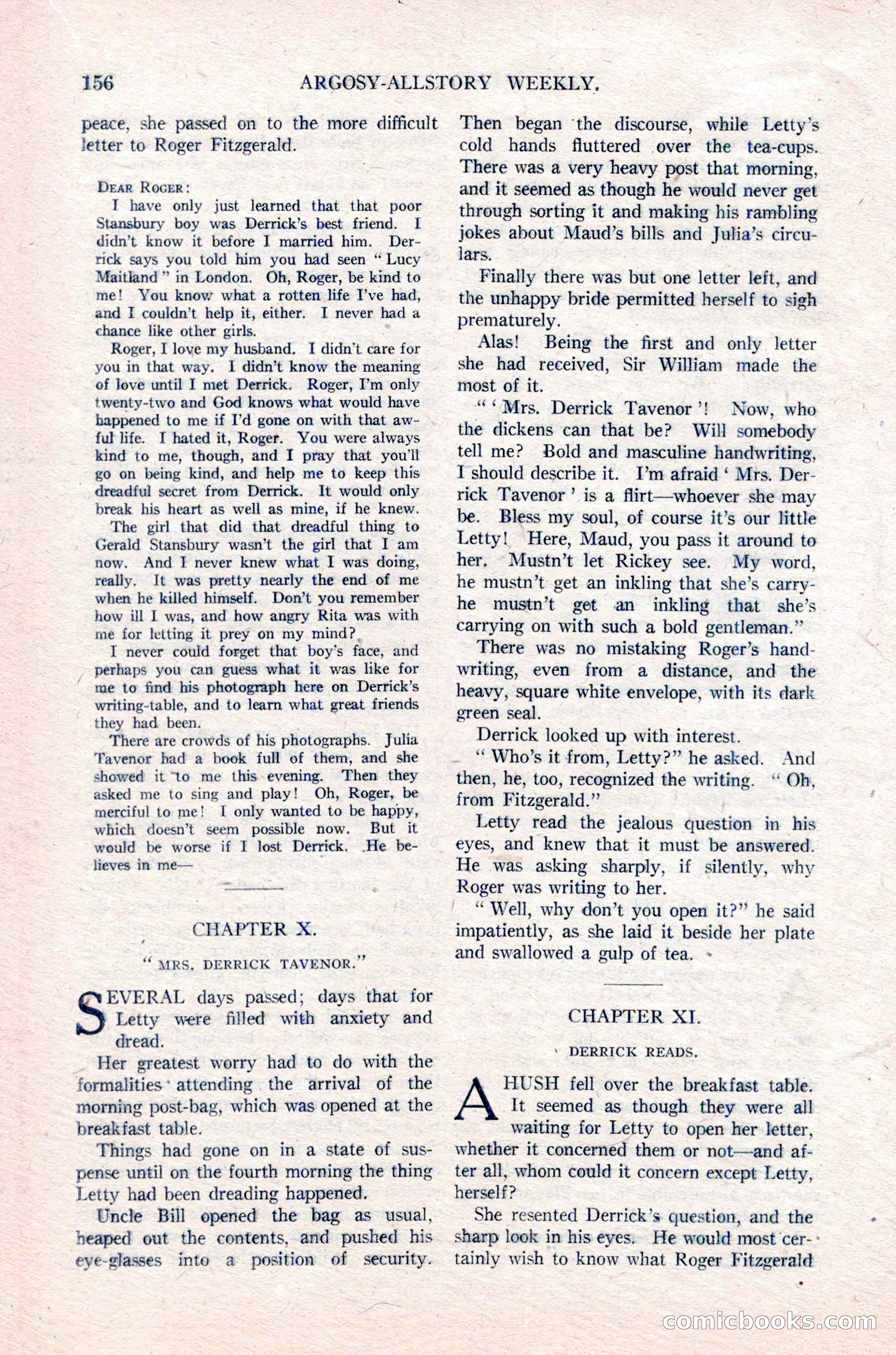 Argosy All-Story Weekly, January 29, 1923 — page 22 of 156