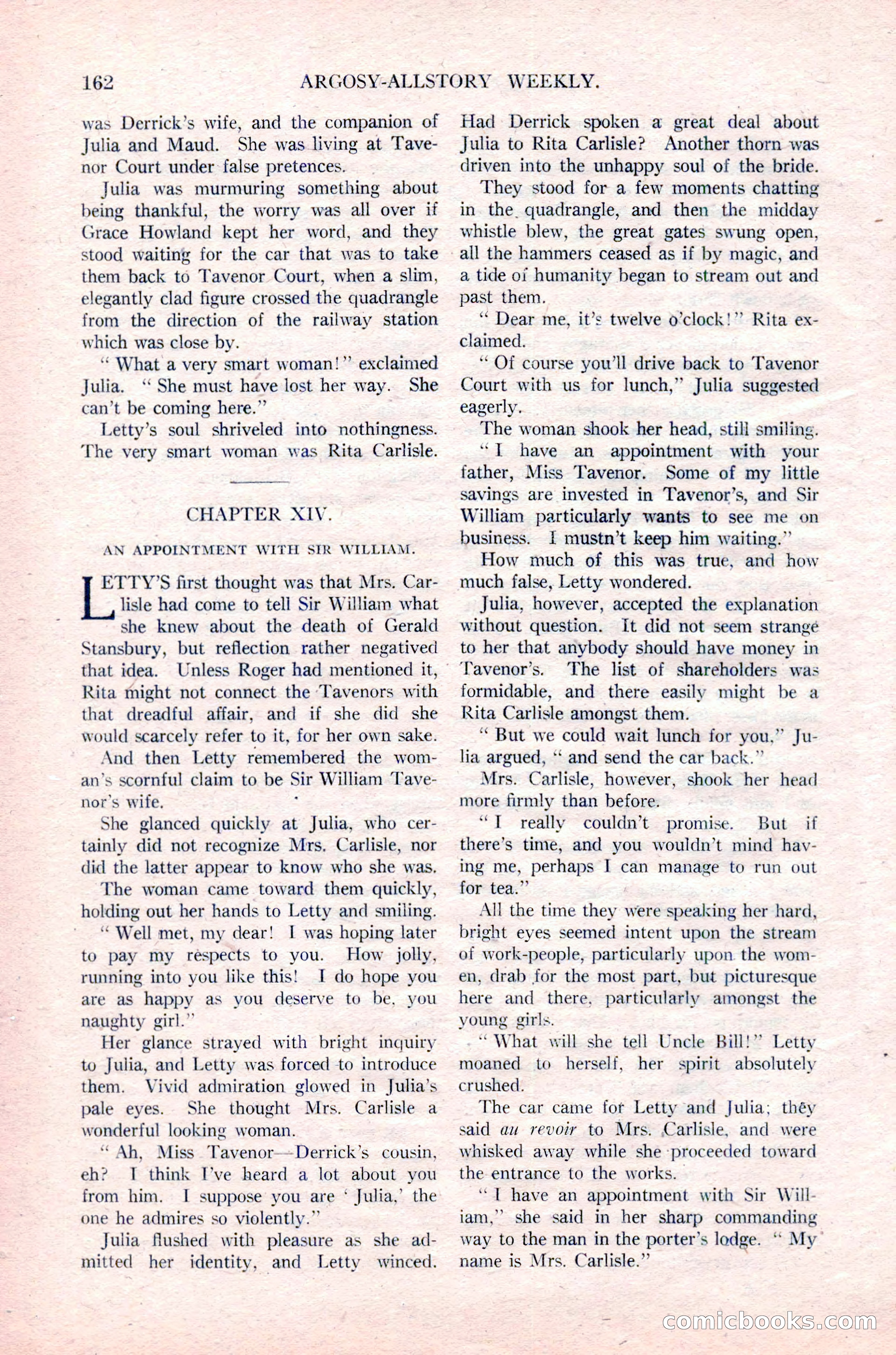 Argosy All-Story Weekly, January 29, 1923 — page 28 of 156