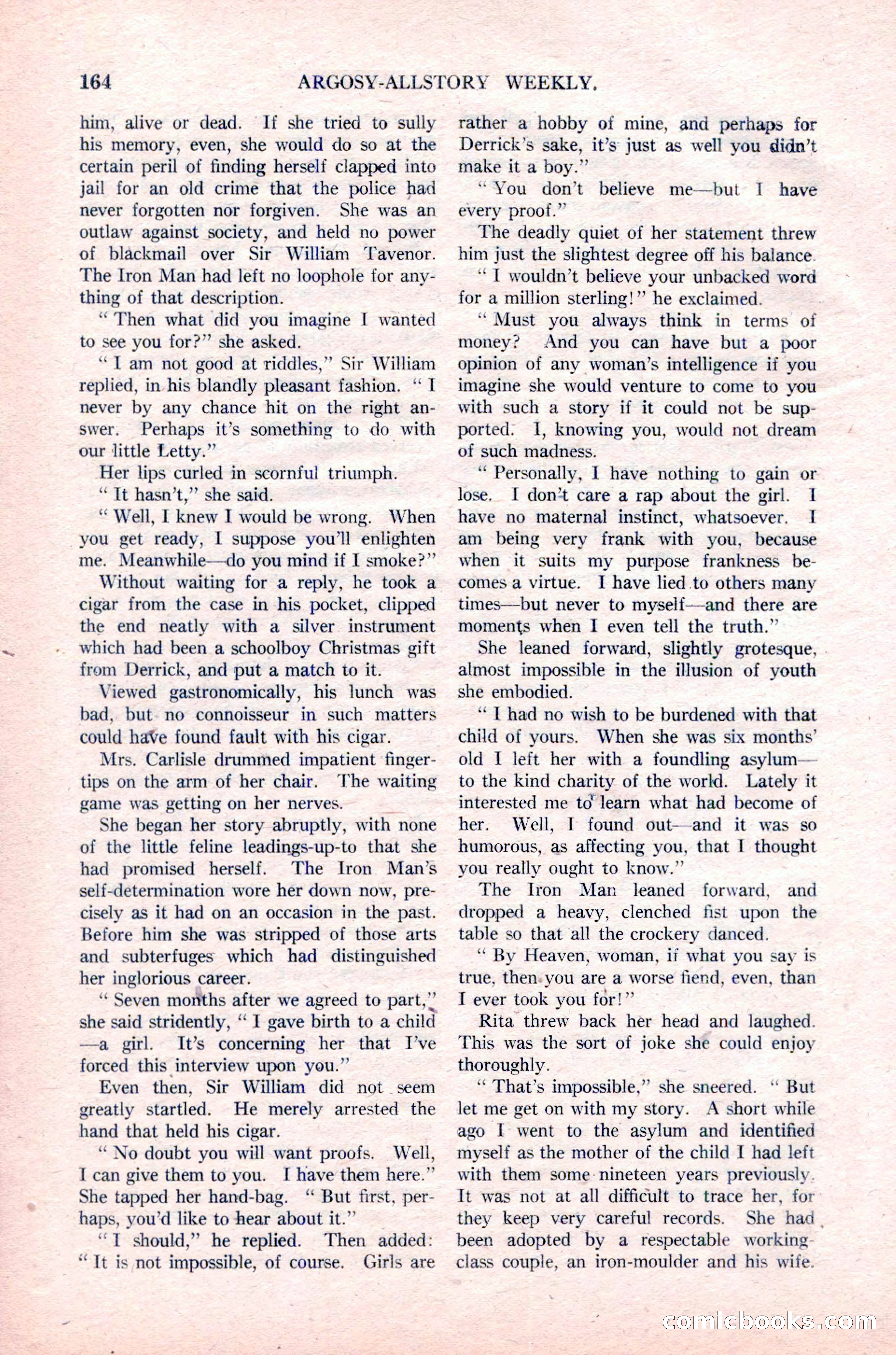 Argosy All-Story Weekly, January 29, 1923 — page 30 of 156