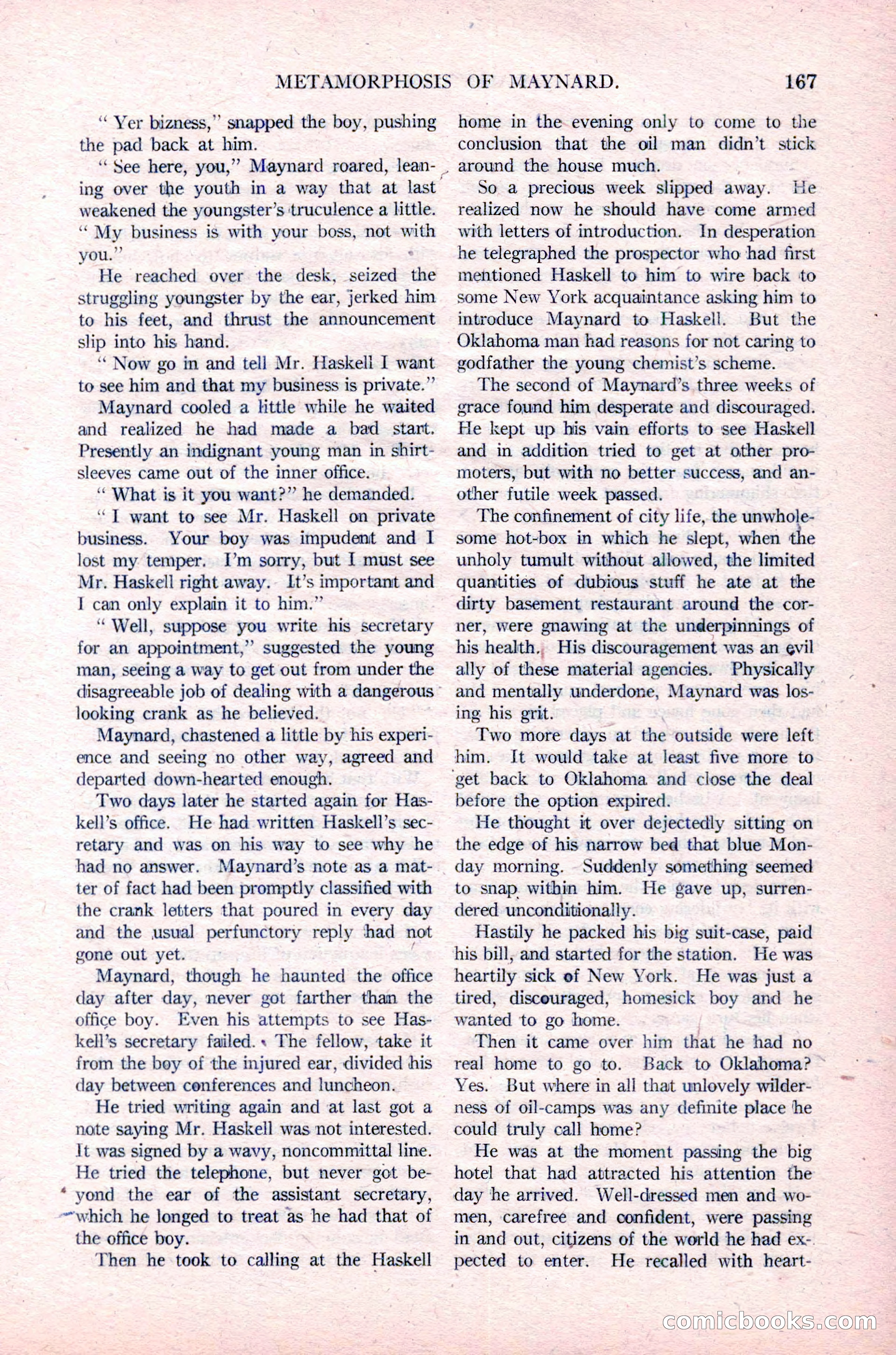 Argosy All-Story Weekly, January 29, 1923 — page 33 of 156