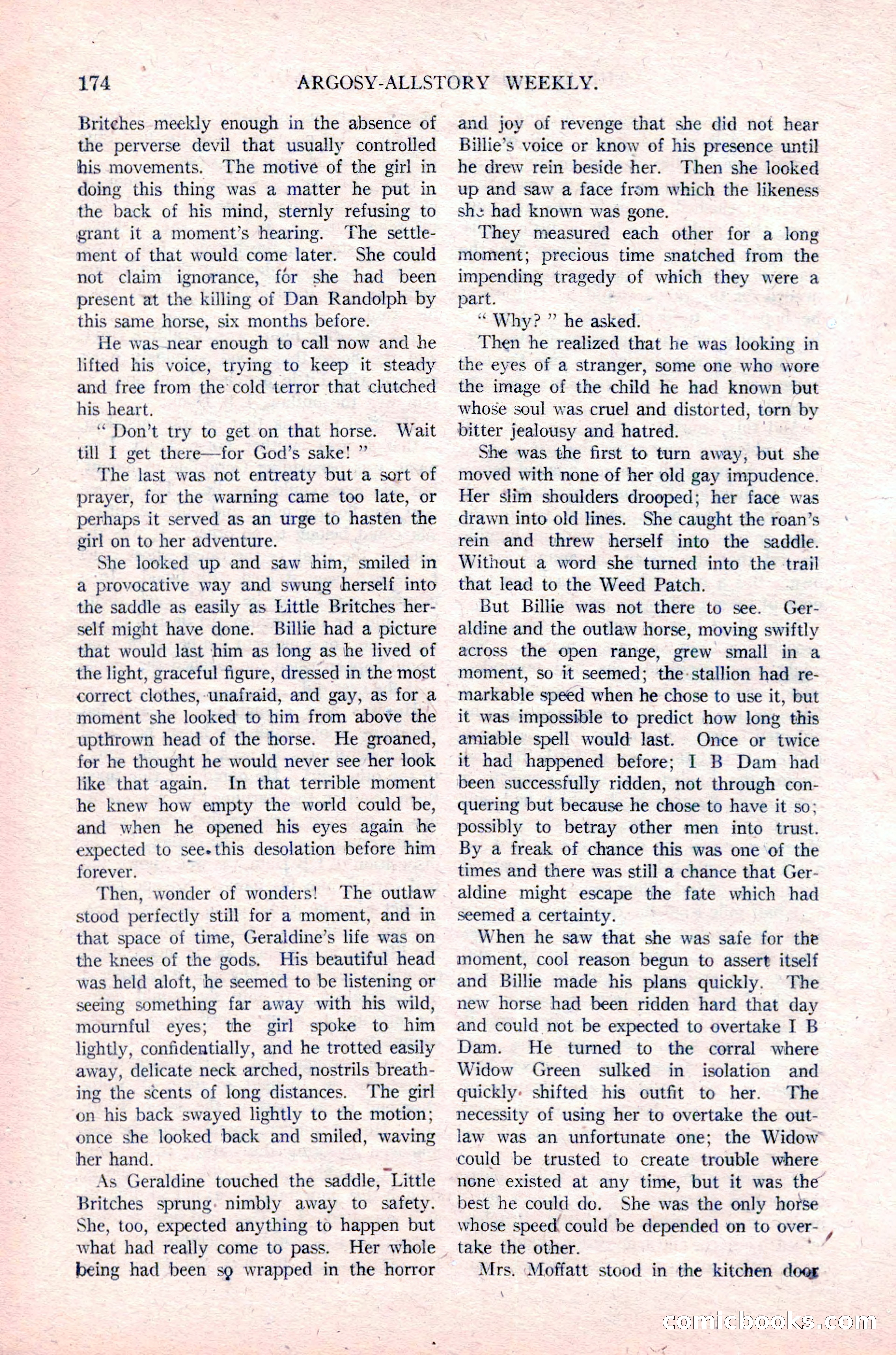 Argosy All-Story Weekly, January 29, 1923 — page 40 of 156