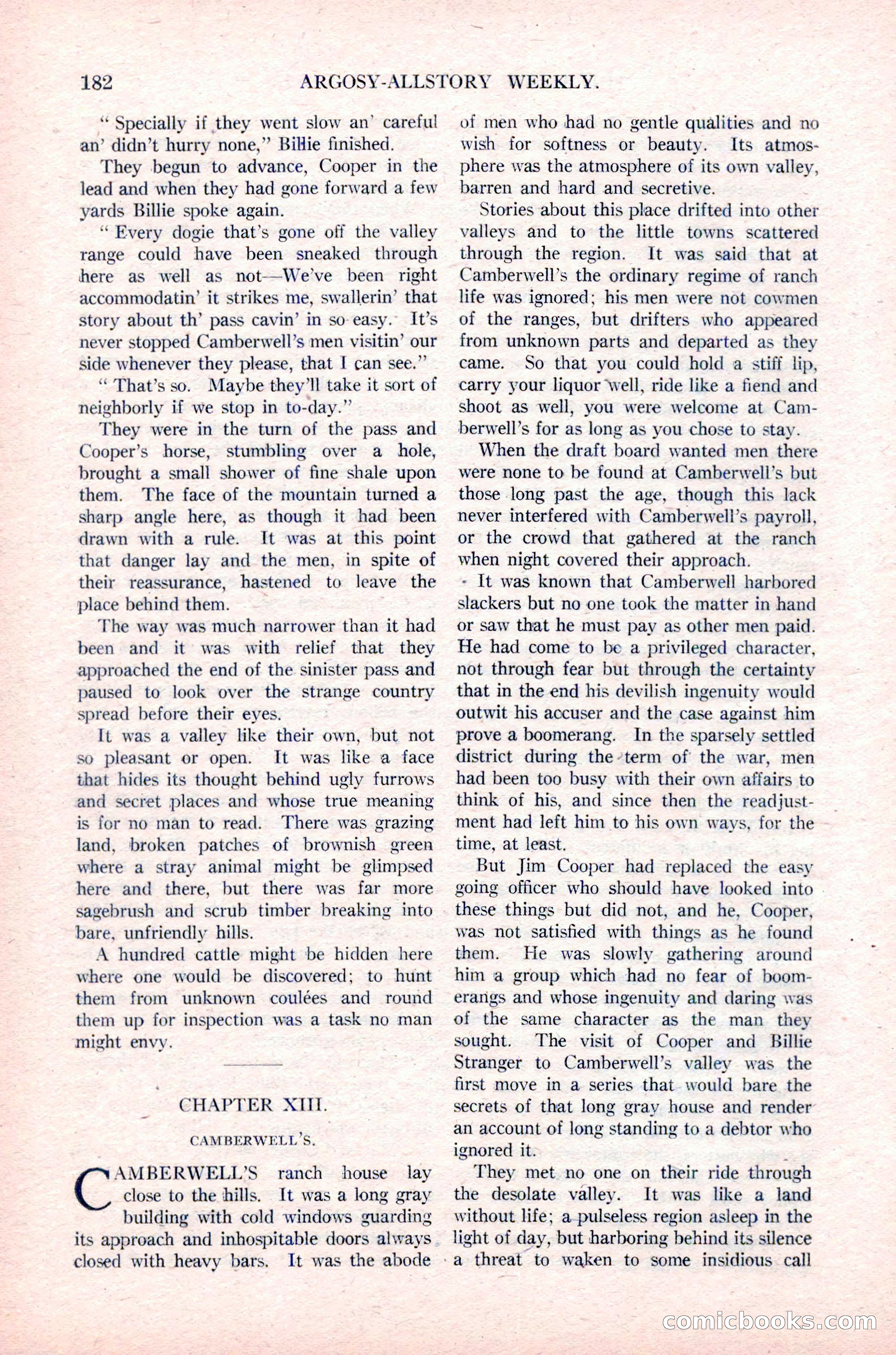Argosy All-Story Weekly, January 29, 1923 — page 48 of 156
