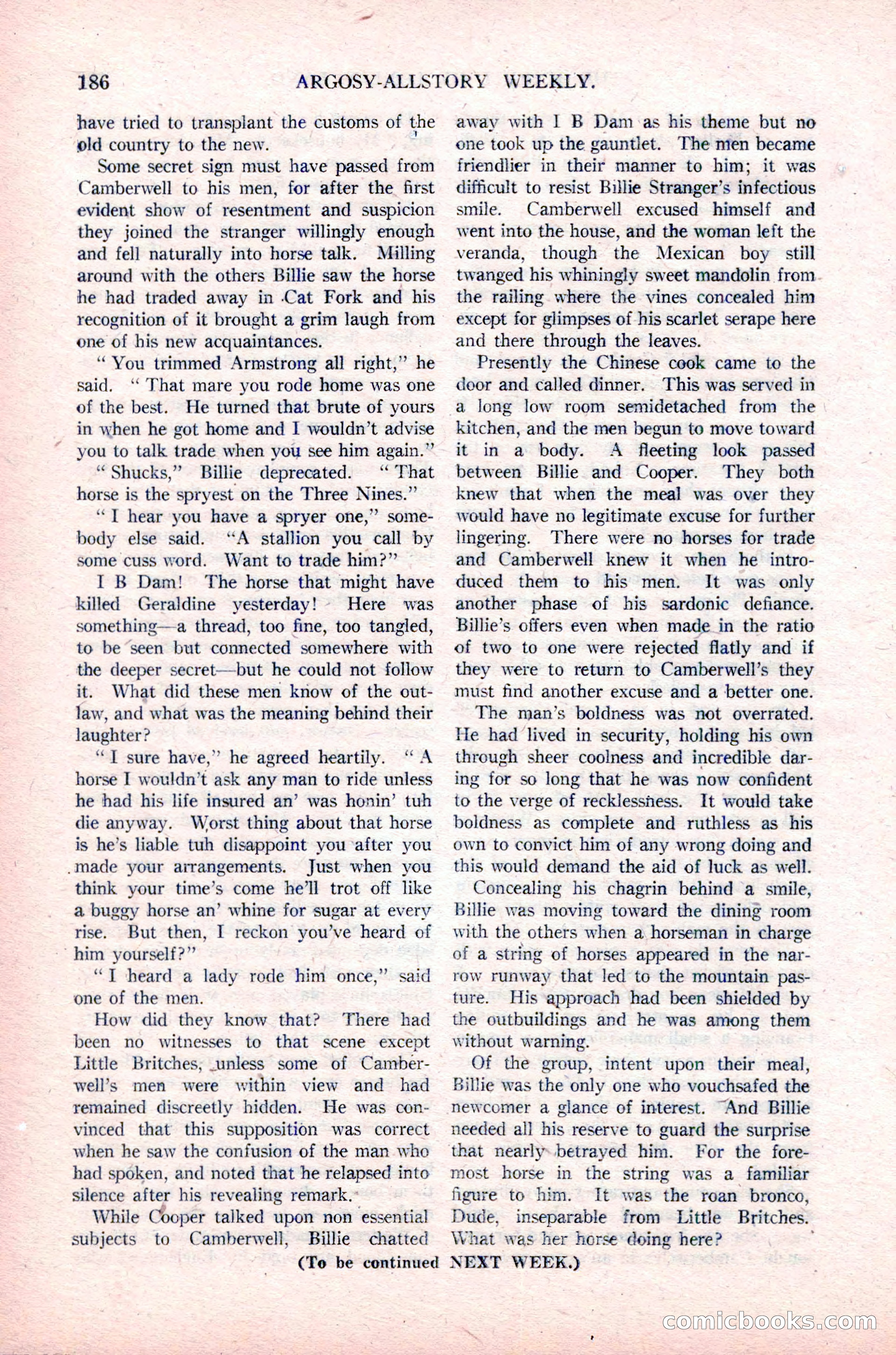 Argosy All-Story Weekly, January 29, 1923 — page 52 of 156