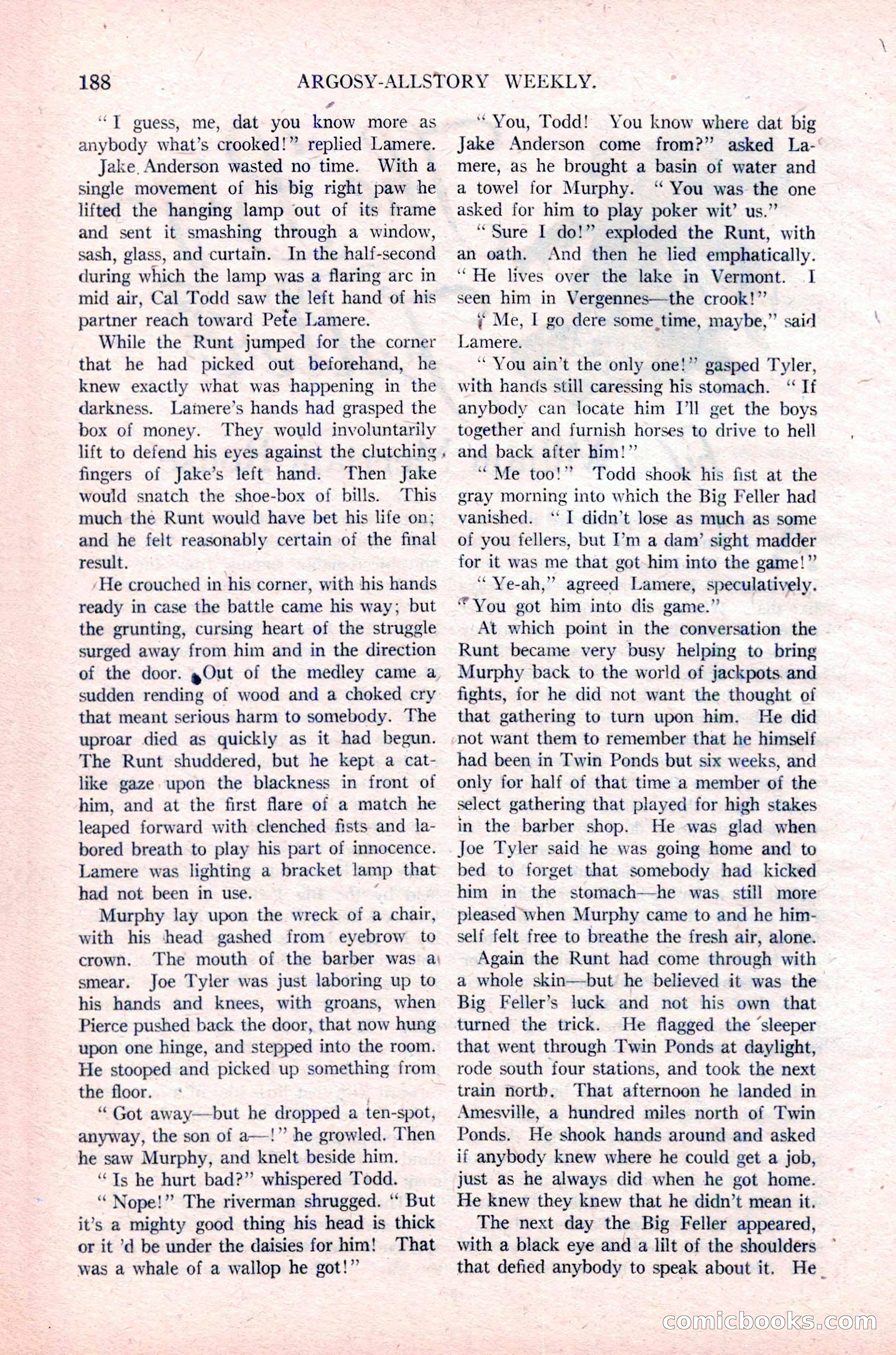Argosy All-Story Weekly, January 29, 1923 — page 54 of 156