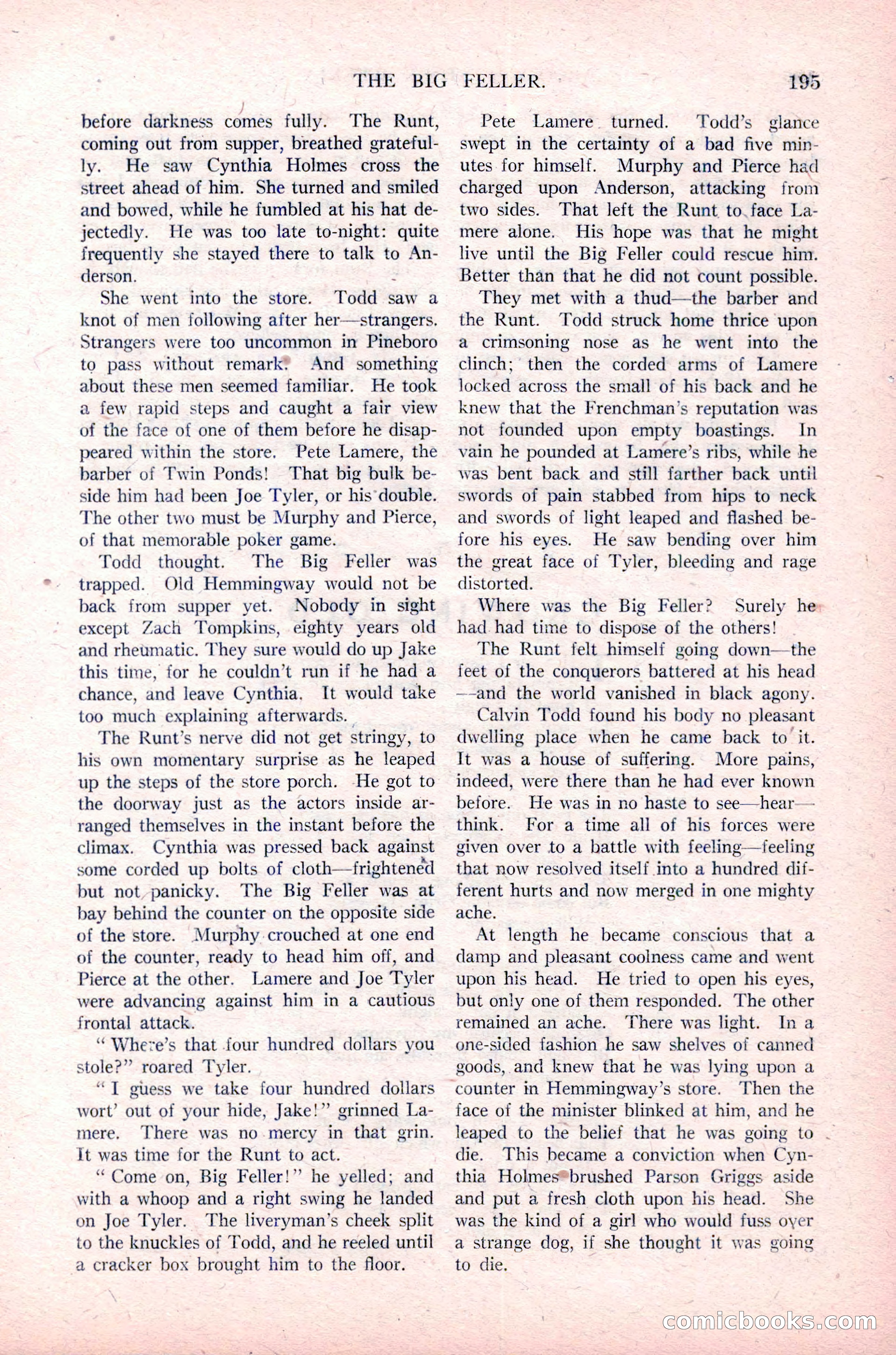Argosy All-Story Weekly, January 29, 1923 — page 61 of 156