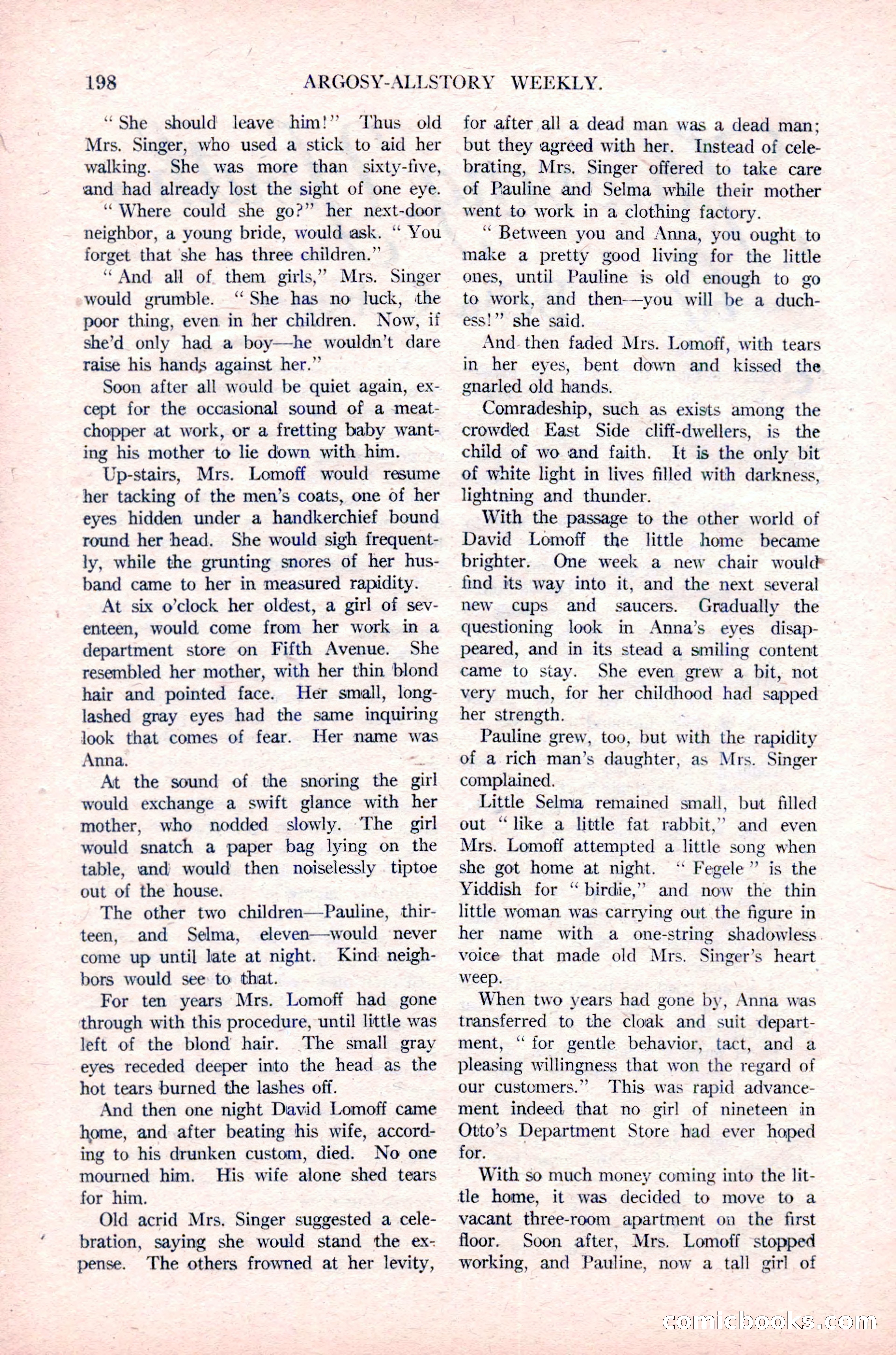 Argosy All-Story Weekly, January 29, 1923 — page 64 of 156