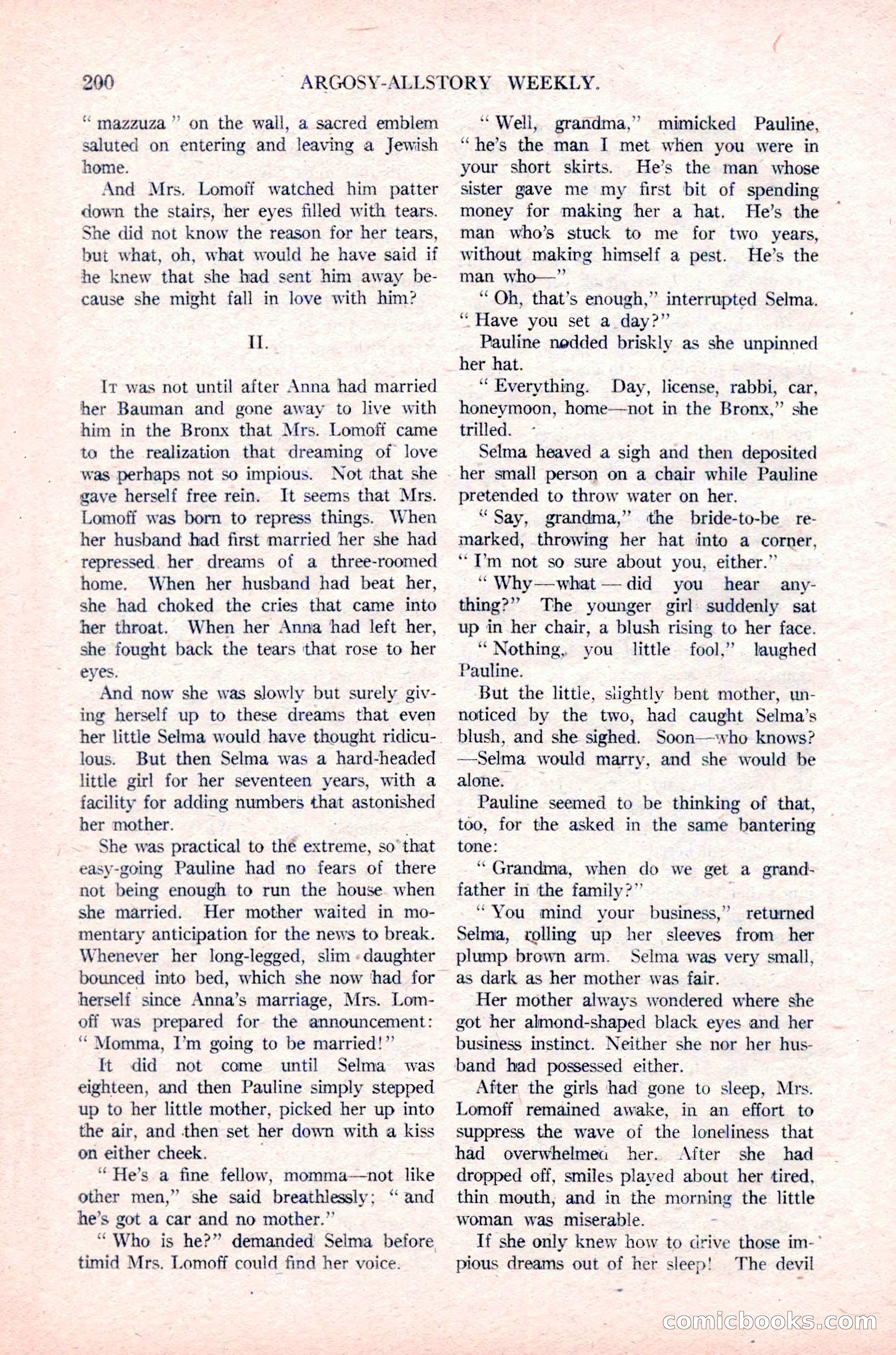 Argosy All-Story Weekly, January 29, 1923 — page 66 of 156
