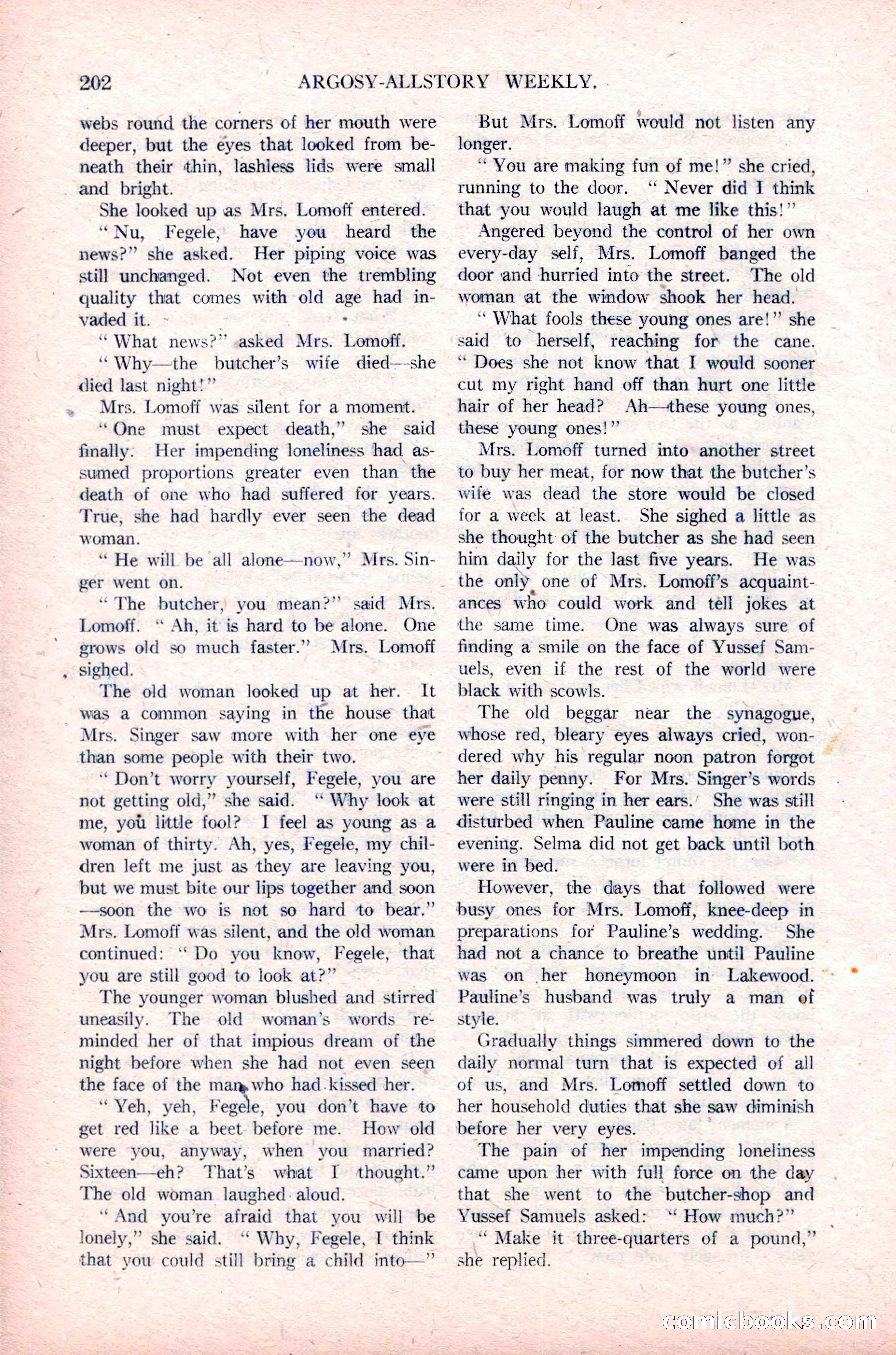 Argosy All-Story Weekly, January 29, 1923 — page 68 of 156