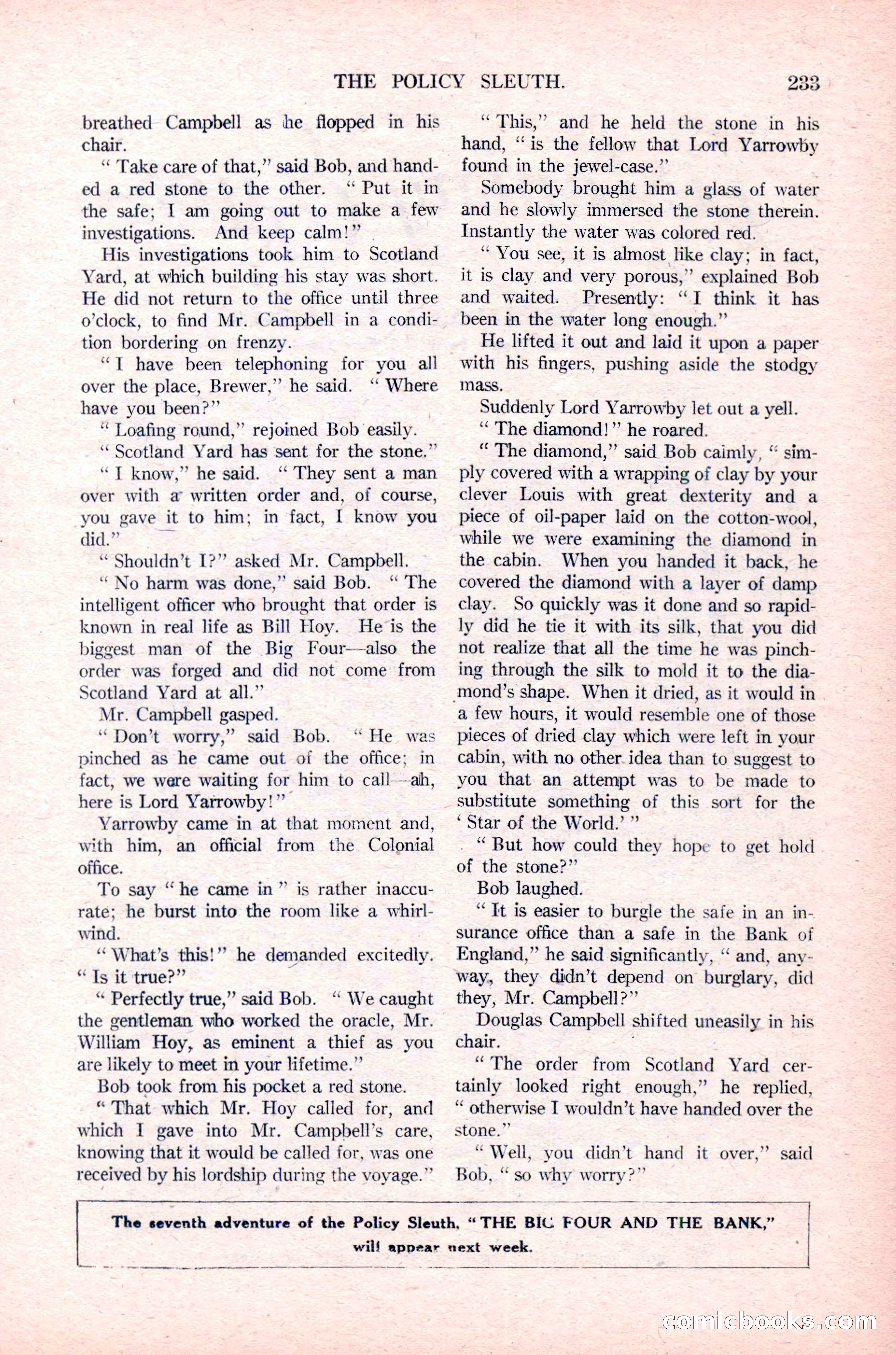 Argosy All-Story Weekly, January 29, 1923 — page 99 of 156