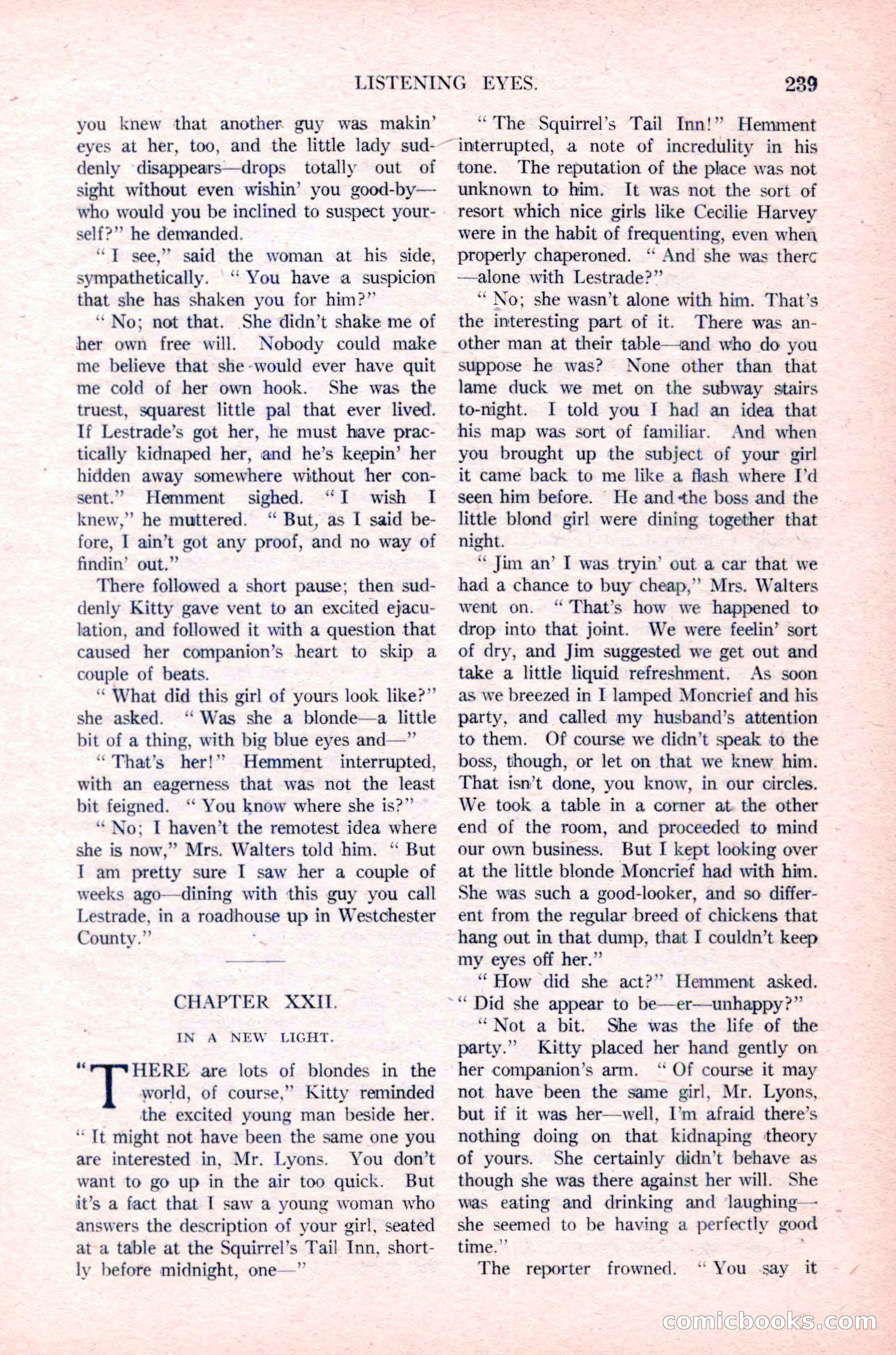 Argosy All-Story Weekly, January 29, 1923 — page 105 of 156