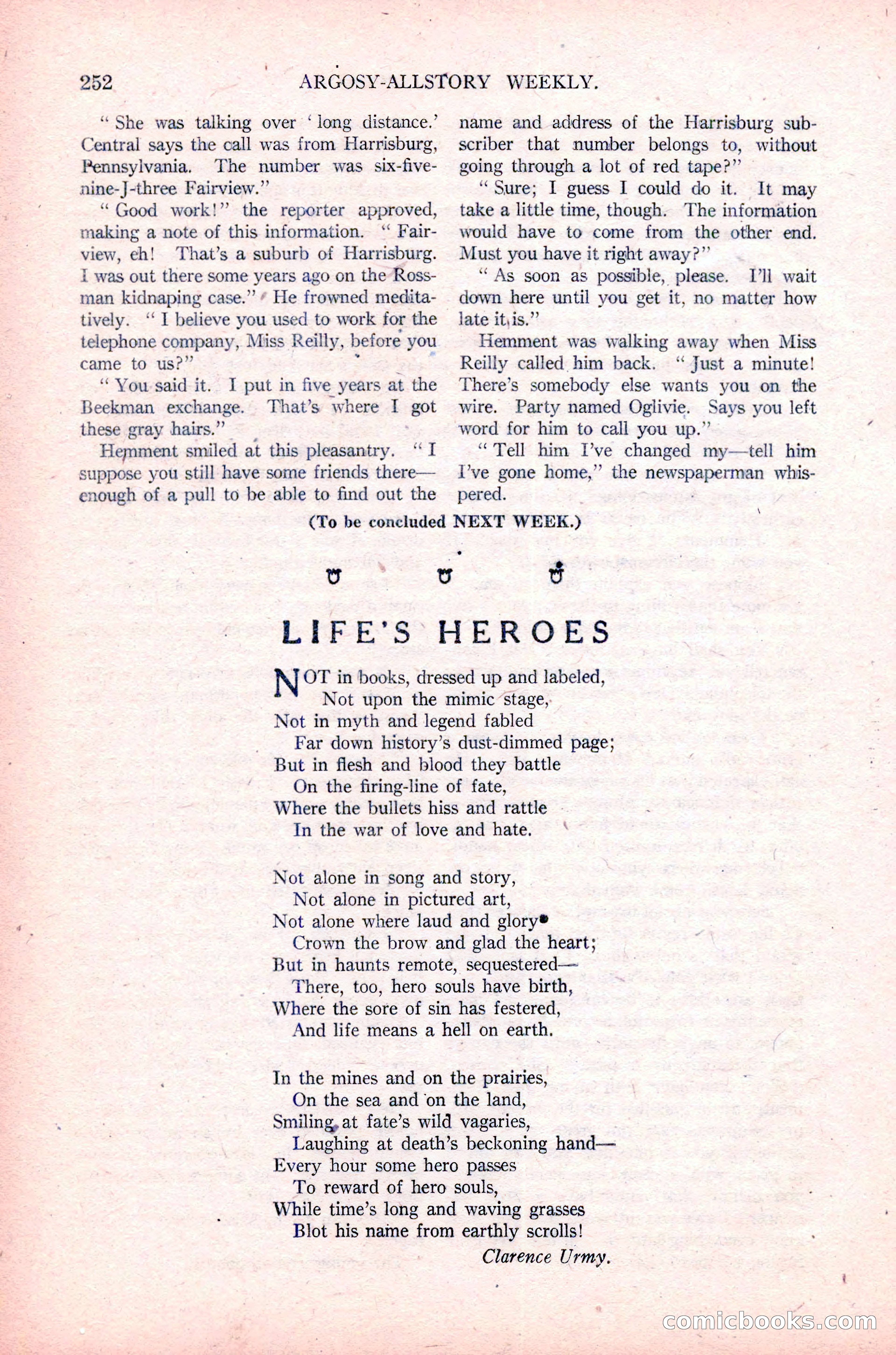 Argosy All-Story Weekly, January 29, 1923 — page 118 of 156