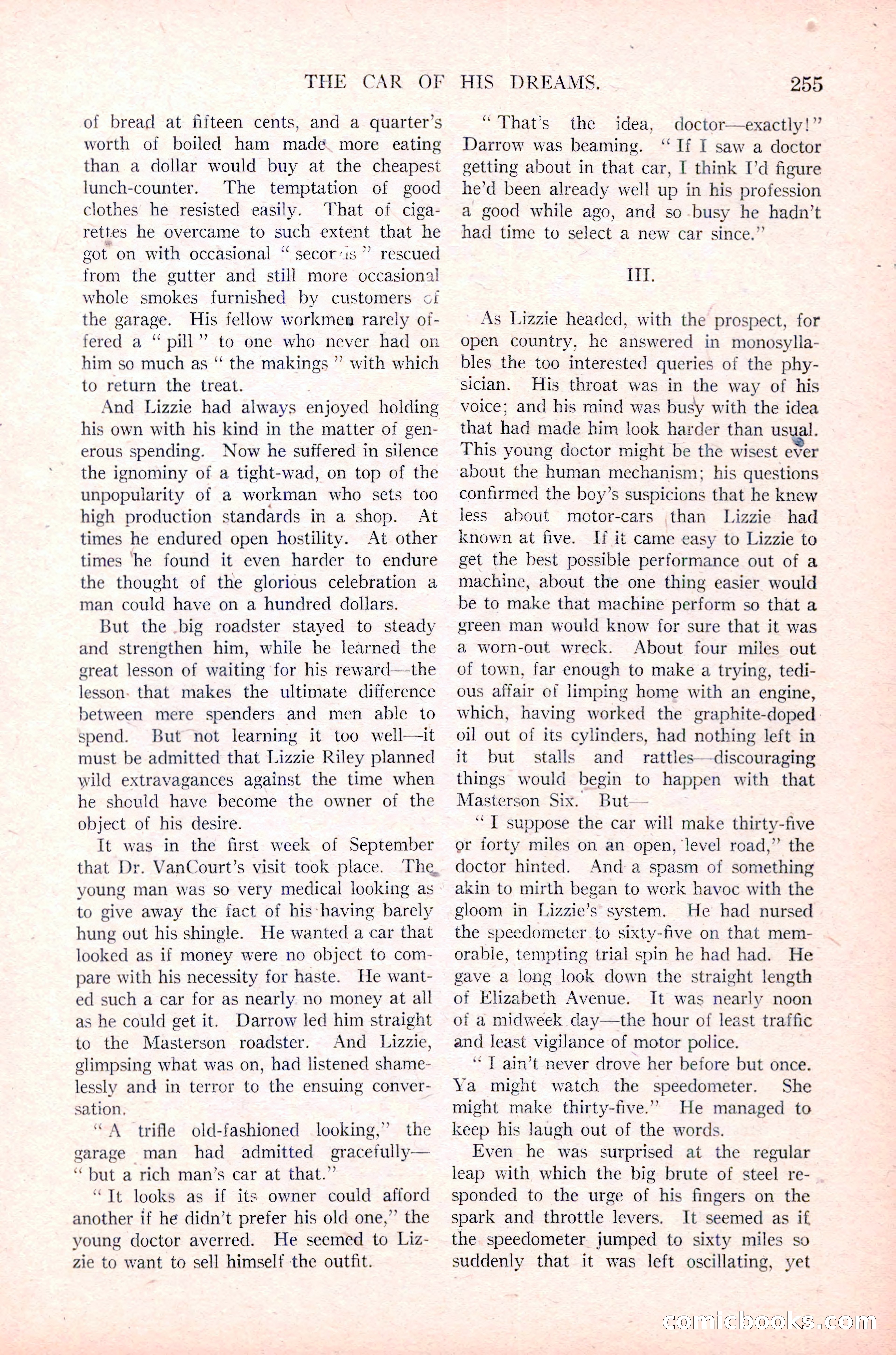 Argosy All-Story Weekly, January 29, 1923 — page 121 of 156